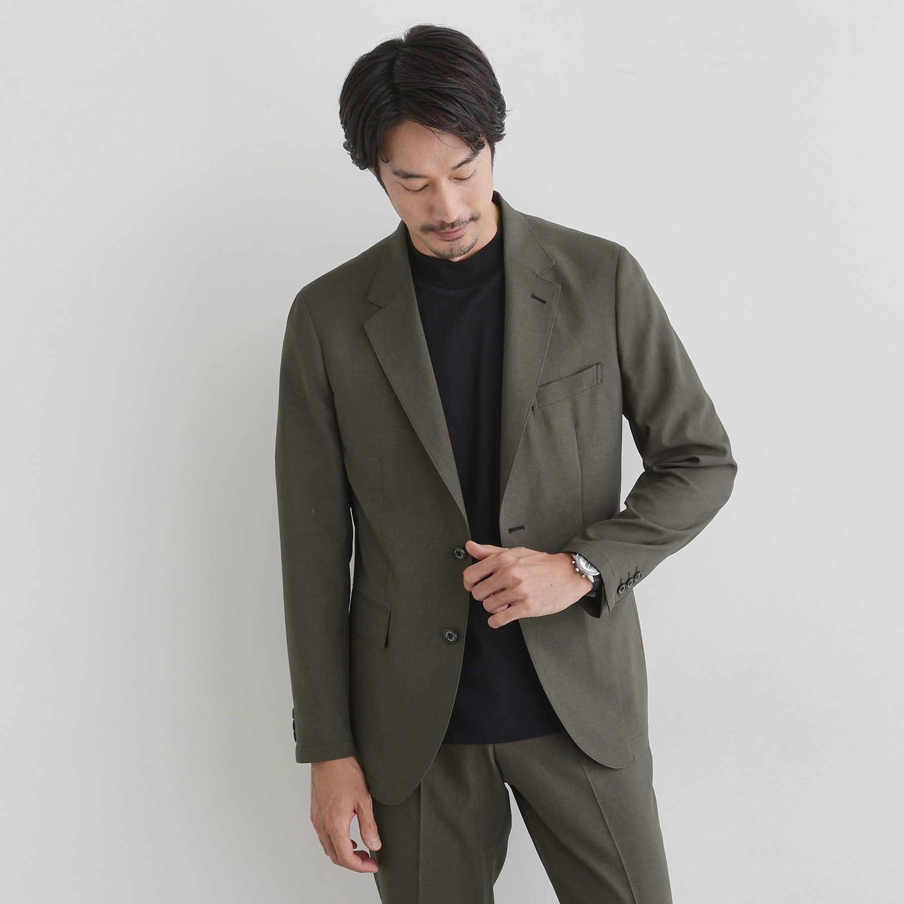 タケオキクチ TAKEO KIKUCHI 【接触冷感】アーバンクール ジャケット (ブラウン(043)) ブラウン(043)