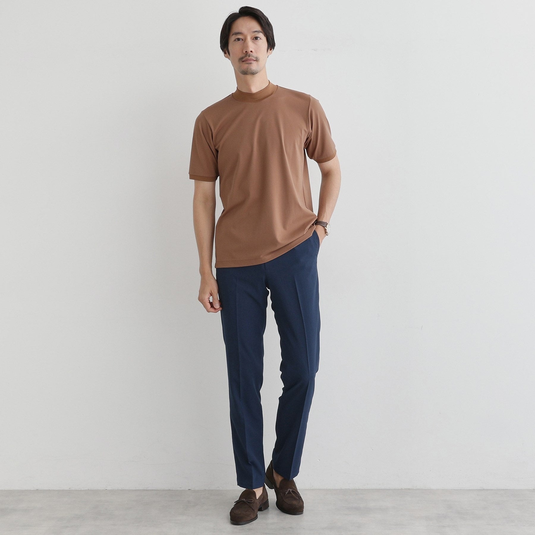 タケオキクチ TAKEO KIKUCHI 【接触冷感】アーバンクール パンツ (ネイビー(094)) ネイビー(094)