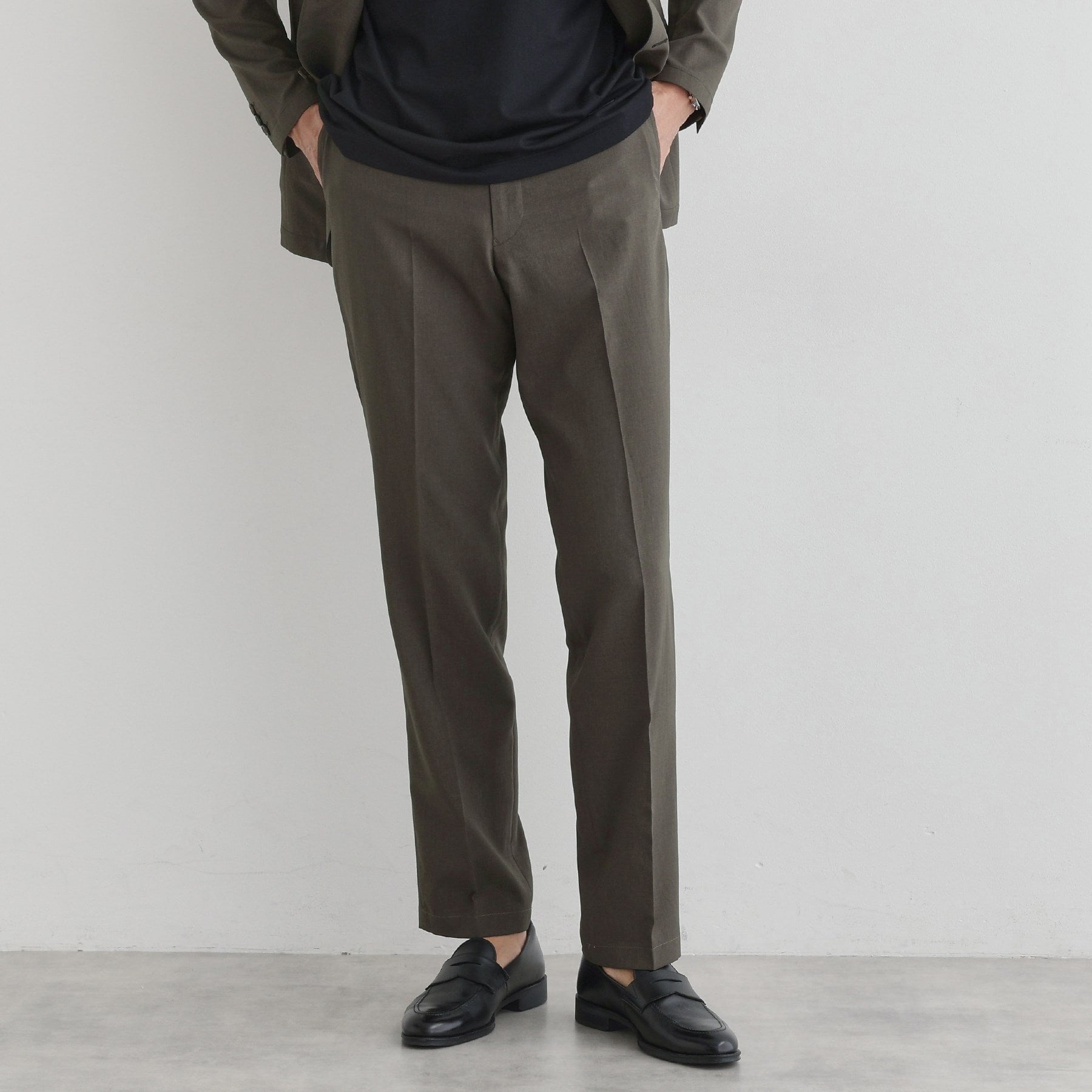 タケオキクチ TAKEO KIKUCHI 【接触冷感】アーバンクール パンツ (ブラウン(043)) ブラウン(043)