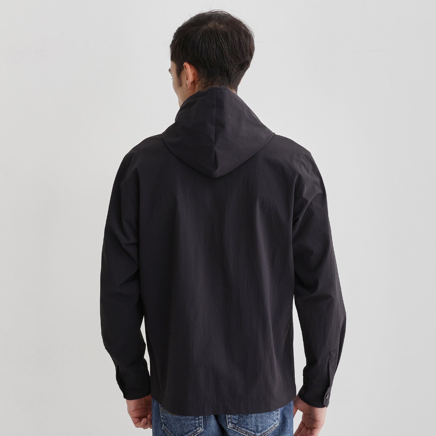 タケオキクチ TAKEO KIKUCHI 【Sサイズ~】360°ストレッチ ジップアップフードブルゾン (ブラック(019)) ブラック(019)