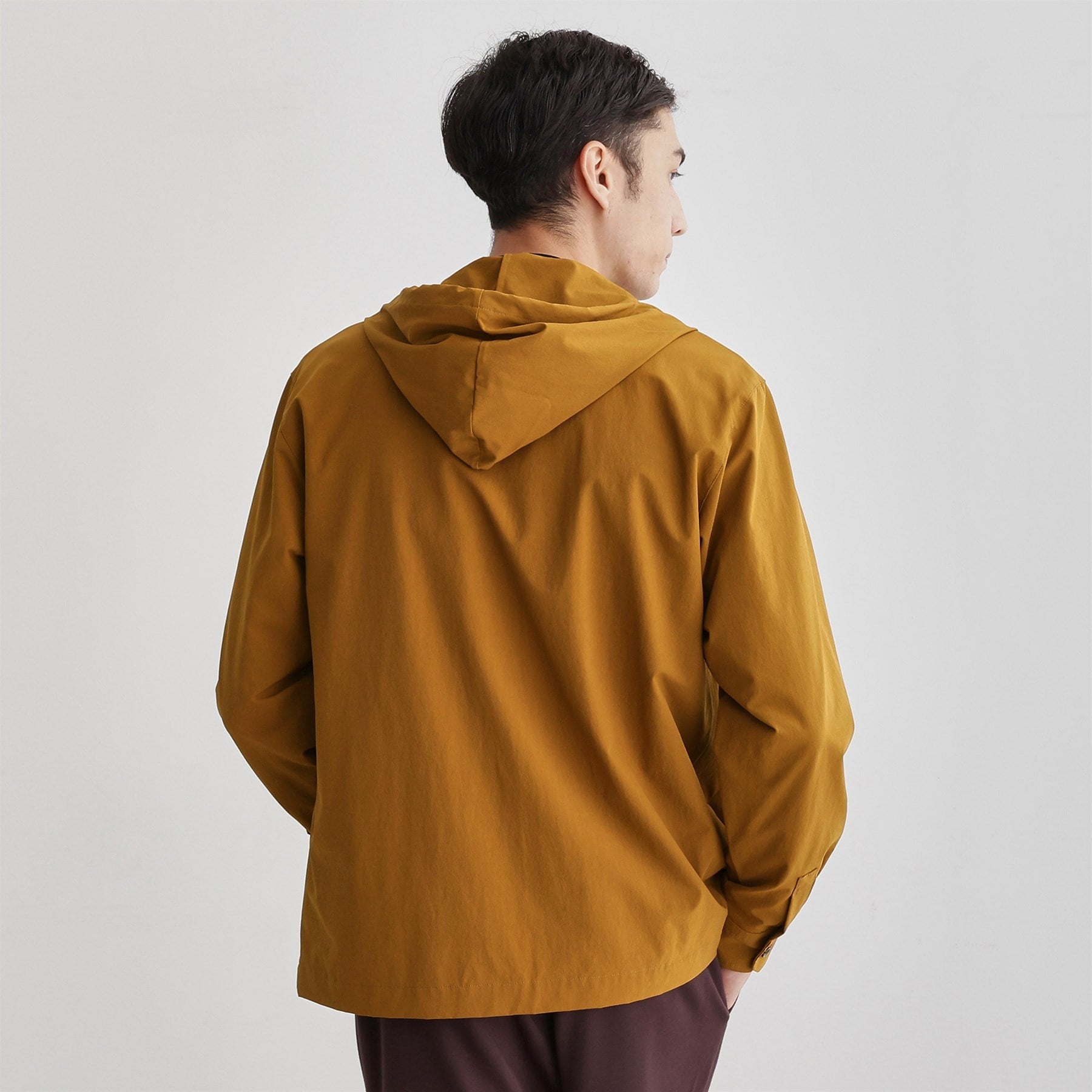 タケオキクチ TAKEO KIKUCHI 【Sサイズ~】360°ストレッチ ジップアップフードブルゾン (ブラック(019)) ブラック(019)