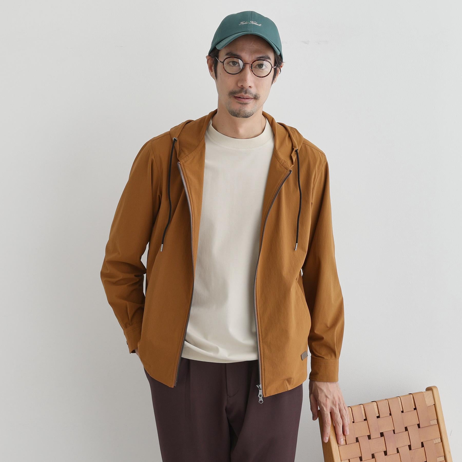 タケオキクチ TAKEO KIKUCHI 【Sサイズ~】360°ストレッチ ジップアップフードブルゾン (ブラック(019)) ブラック(019)