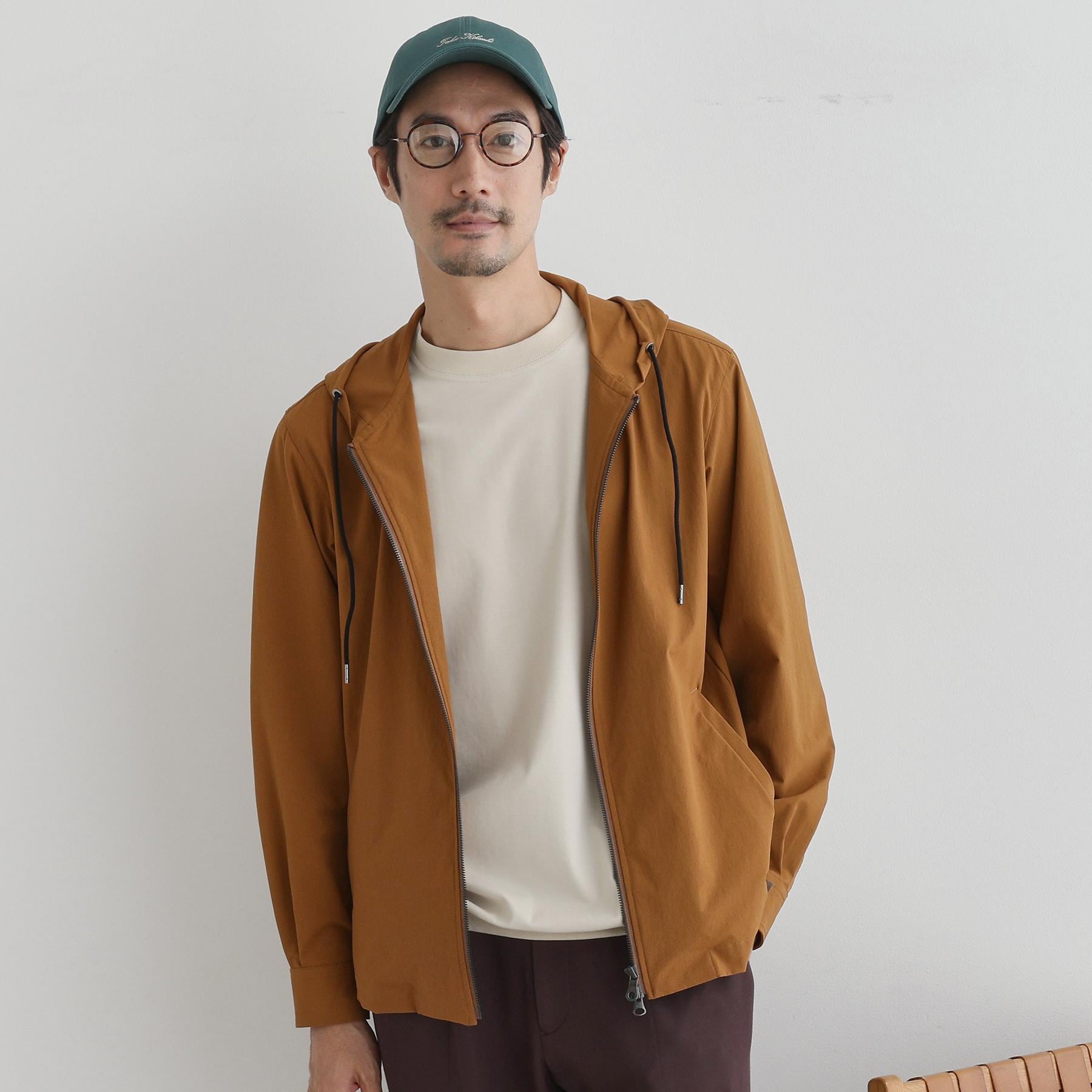 タケオキクチ TAKEO KIKUCHI 【Sサイズ~】360°ストレッチ ジップアップフードブルゾン (ブラック(019)) ブラック(019)