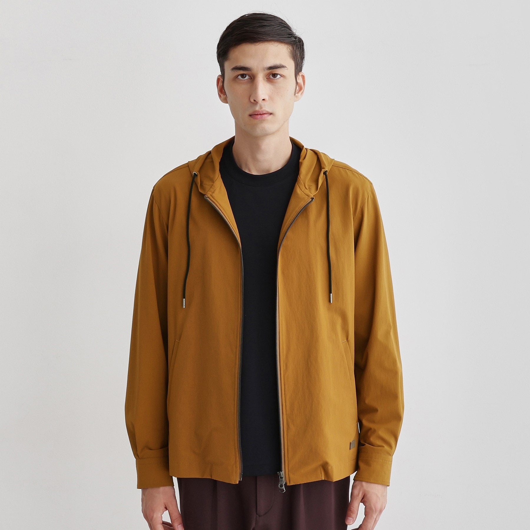 タケオキクチ TAKEO KIKUCHI 【Sサイズ~】360°ストレッチ ジップアップフードブルゾン (ブラウン(043)) ブラウン(043)