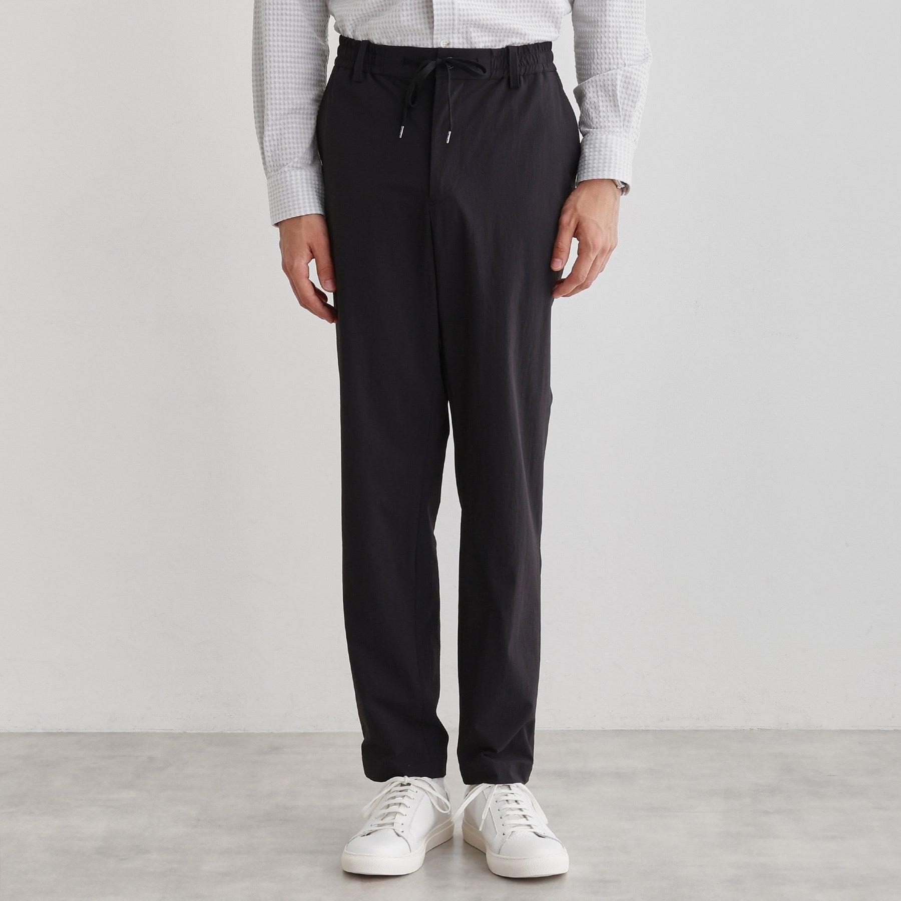 タケオキクチ TAKEO KIKUCHI 360°ストレッチ スリムイージーパンツ (ブラック(019)) ブラック(019)