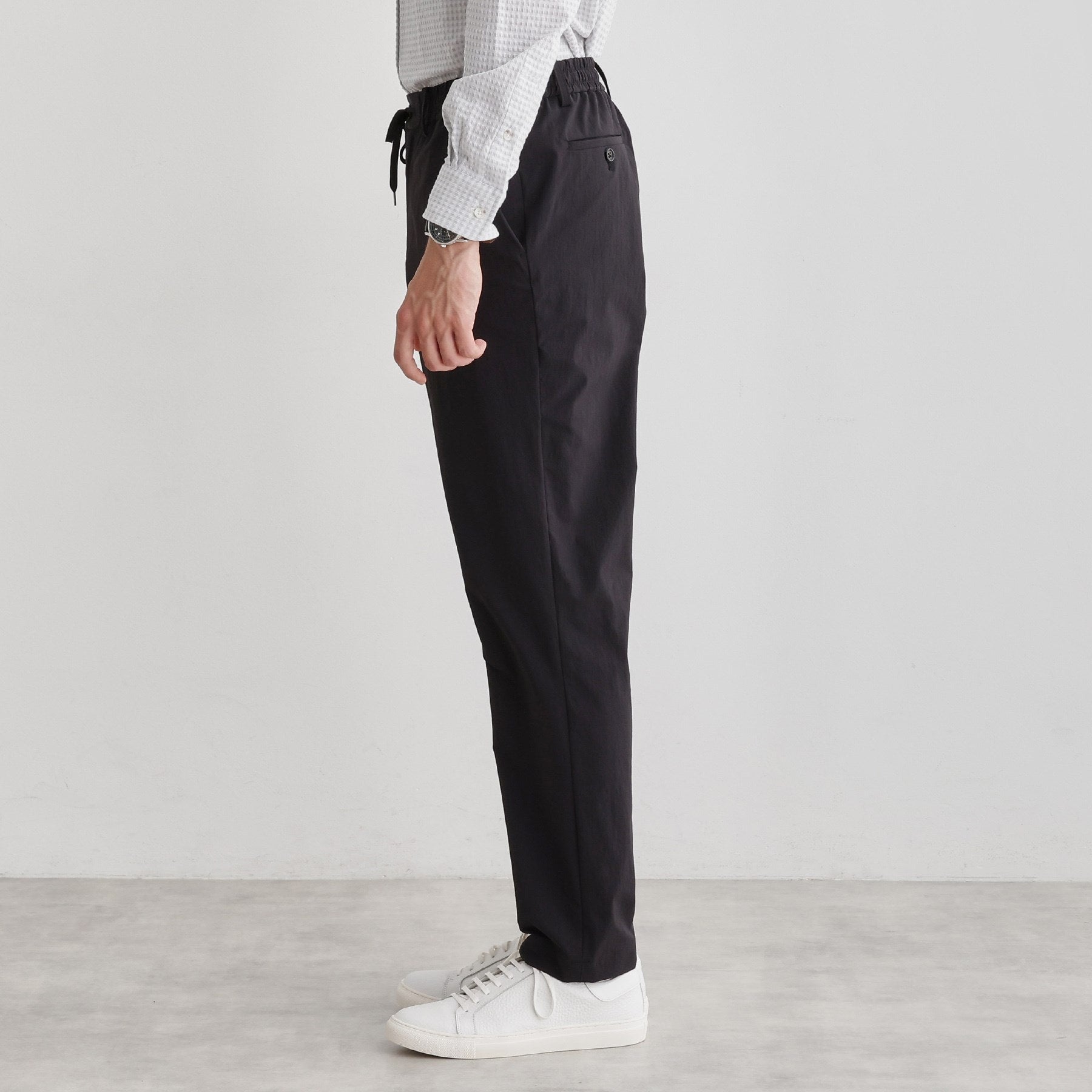 タケオキクチ TAKEO KIKUCHI 360°ストレッチ スリムイージーパンツ (ブラック(019)) ブラック(019)