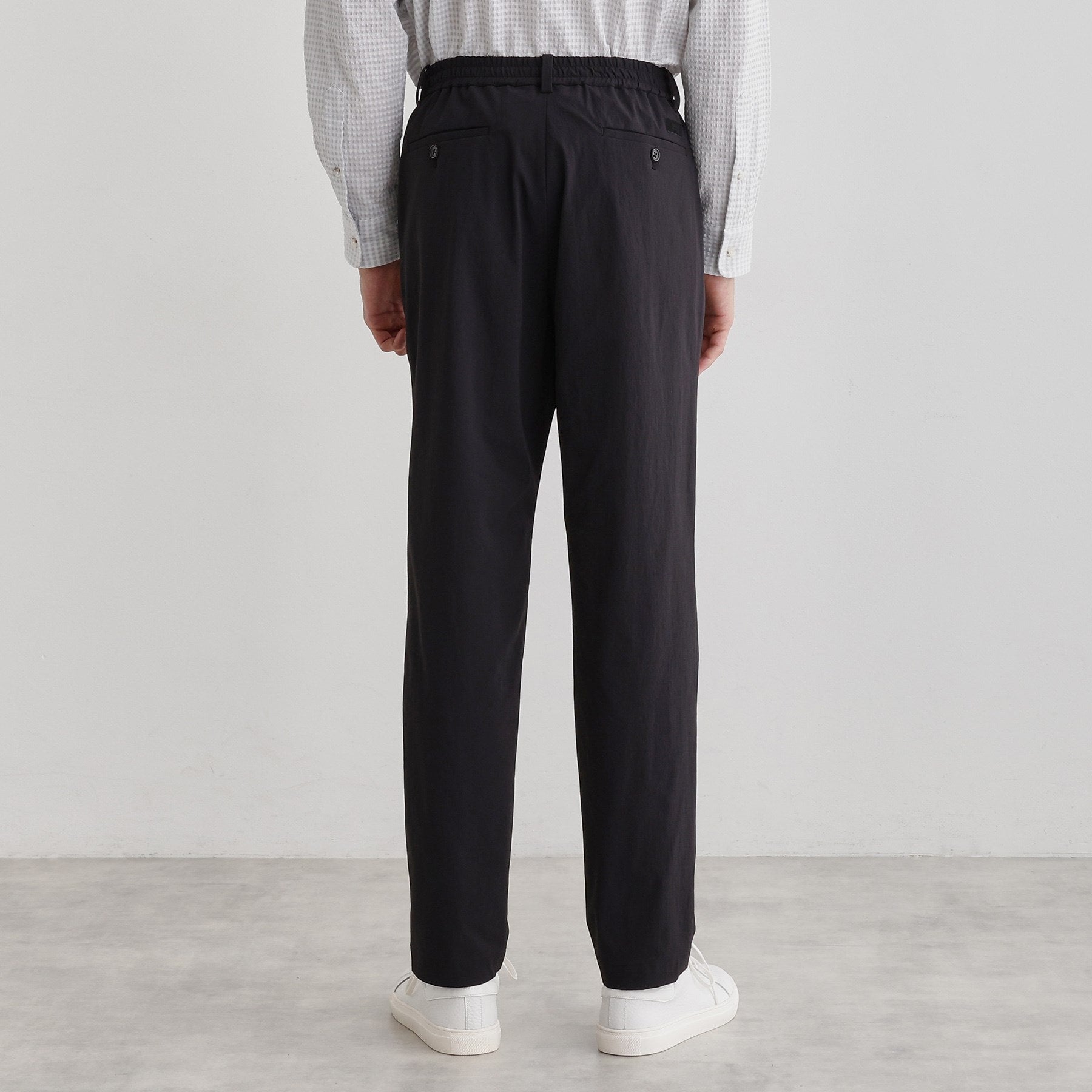 タケオキクチ TAKEO KIKUCHI 360°ストレッチ スリムイージーパンツ (ブラック(019)) ブラック(019)