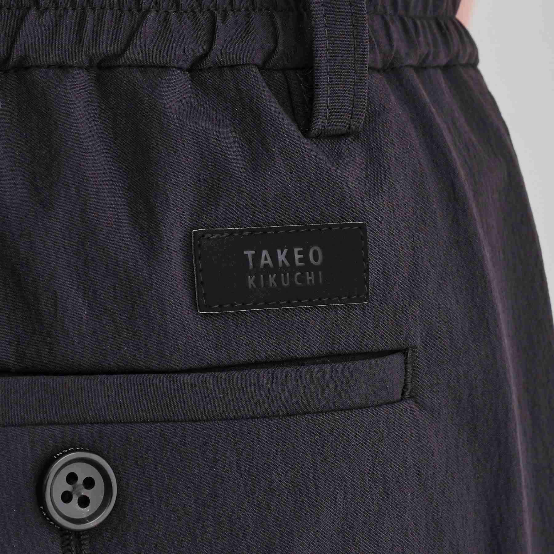 タケオキクチ TAKEO KIKUCHI 360°ストレッチ スリムイージーパンツ (ブラック(019)) ブラック(019)