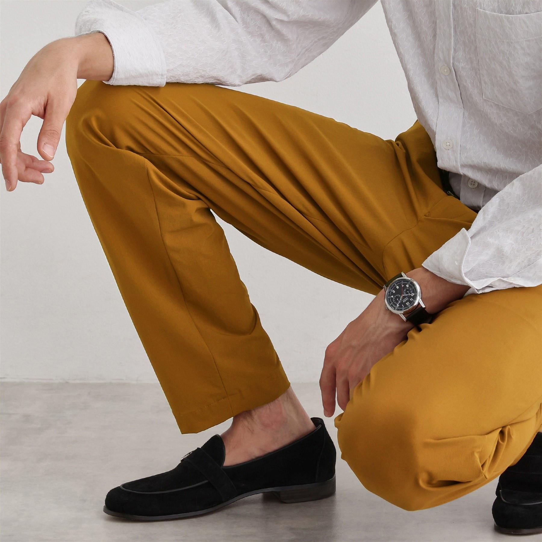 タケオキクチ TAKEO KIKUCHI 360°ストレッチ スリムイージーパンツ (ブラック(019)) ブラック(019)