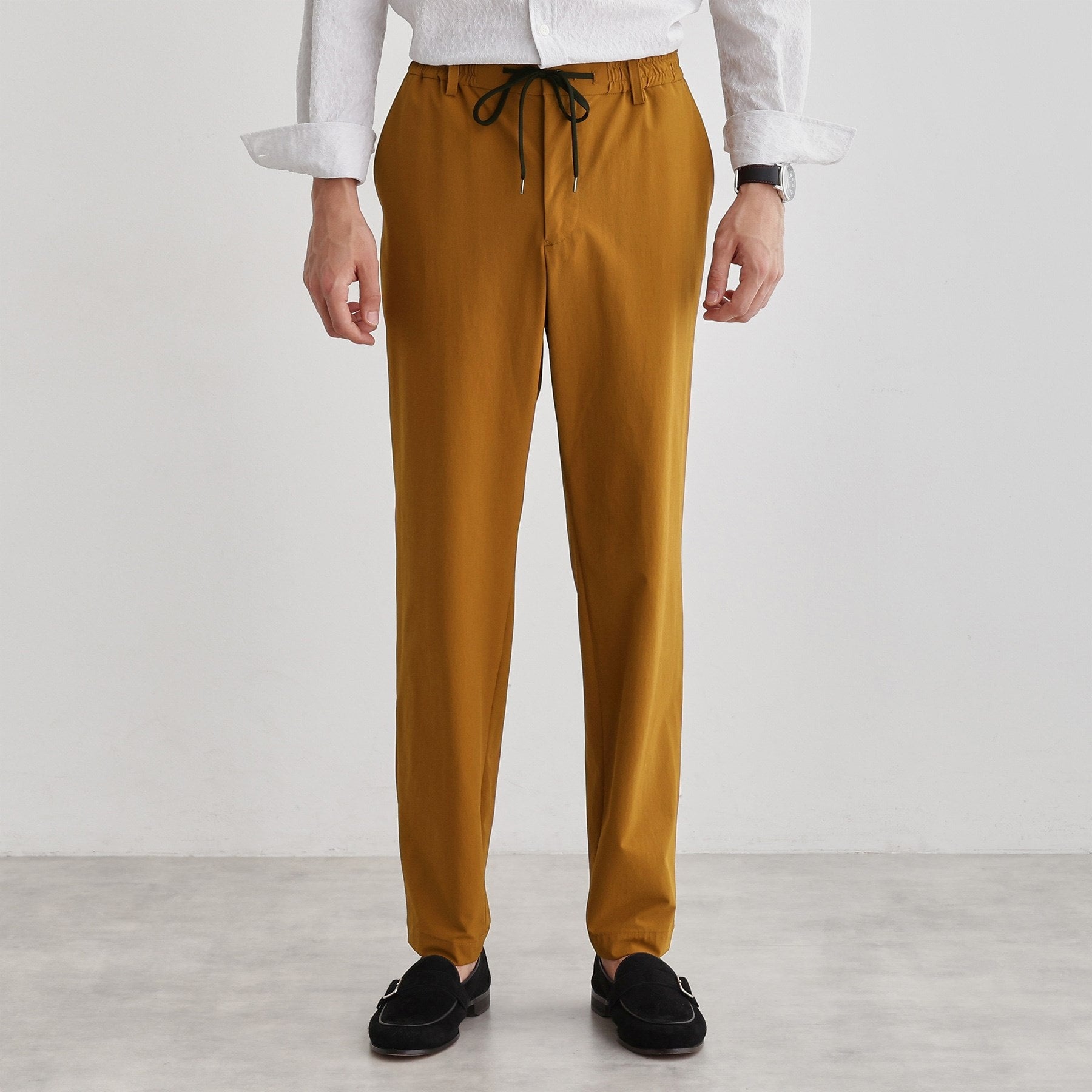 タケオキクチ TAKEO KIKUCHI 360°ストレッチ スリムイージーパンツ (ブラック(019)) ブラック(019)