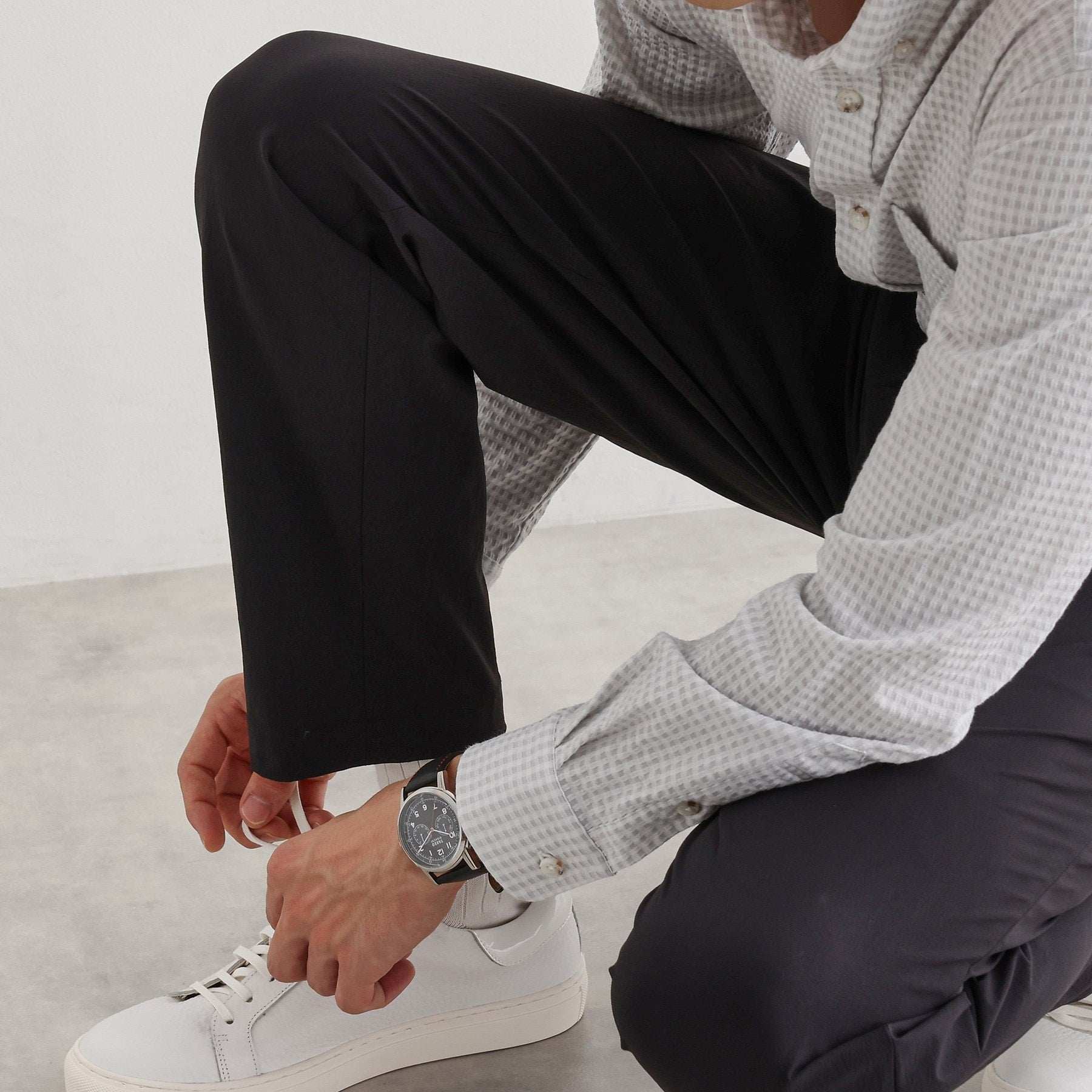 タケオキクチ TAKEO KIKUCHI 360°ストレッチ スリムイージーパンツ (ブラック(019)) ブラック(019)