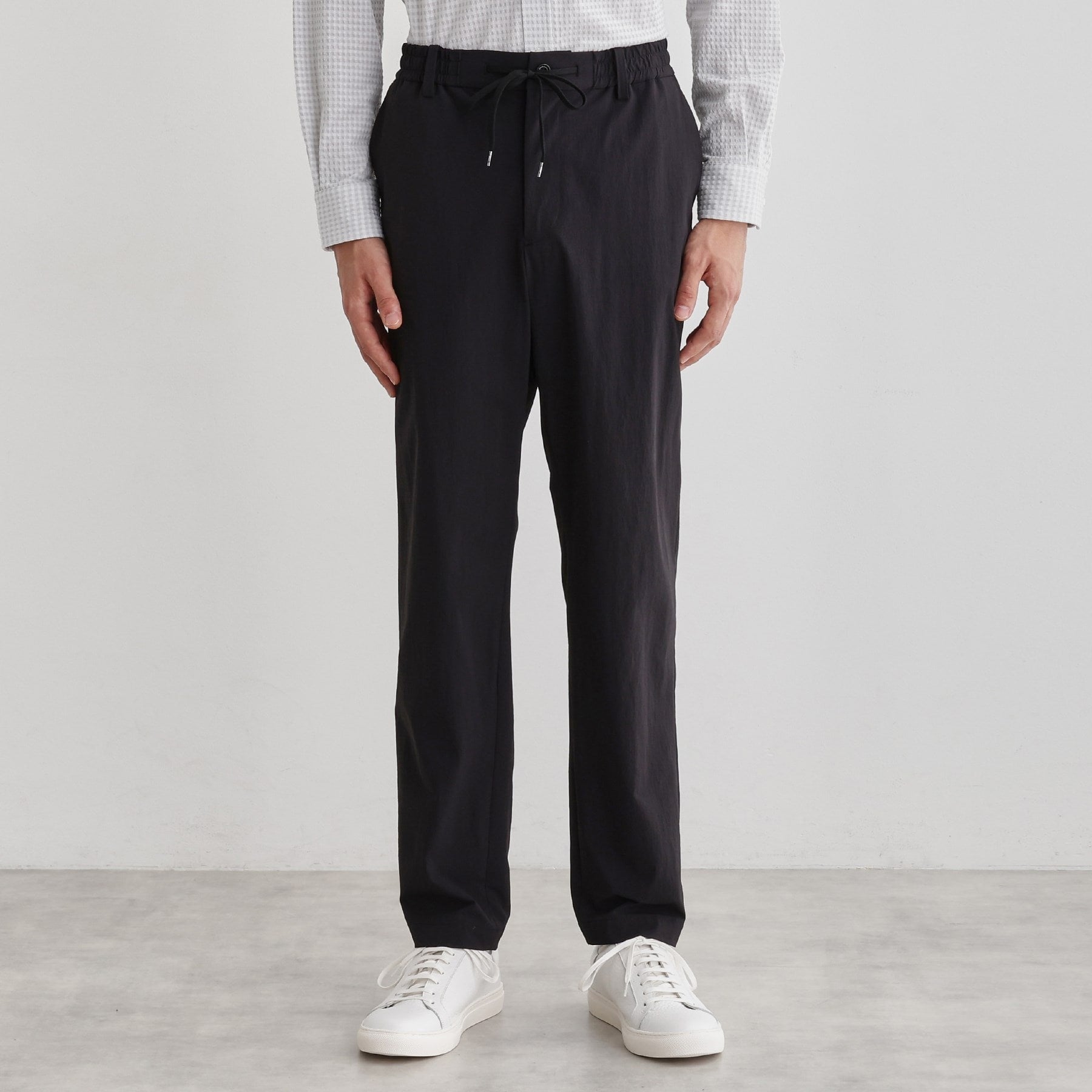 タケオキクチ TAKEO KIKUCHI 360°ストレッチ スリムイージーパンツ (ブラック(019)) ブラック(019)