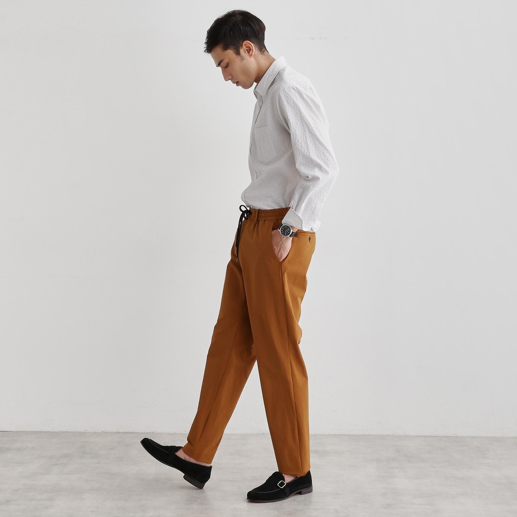 タケオキクチ TAKEO KIKUCHI 360°ストレッチ スリムイージーパンツ (ブラック(019)) ブラック(019)