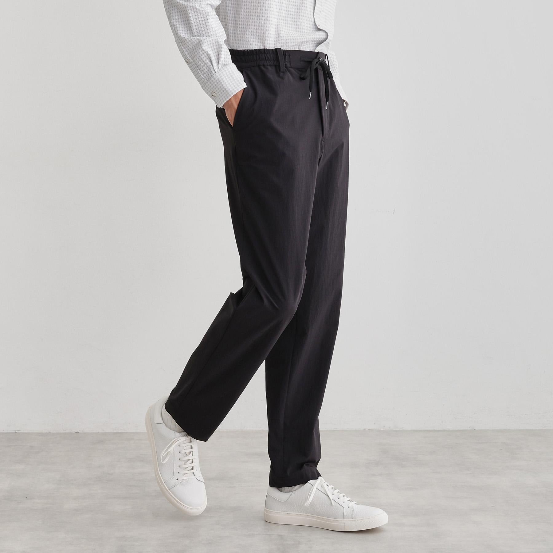 タケオキクチ TAKEO KIKUCHI 360°ストレッチ スリムイージーパンツ (ブラック(019)) ブラック(019)