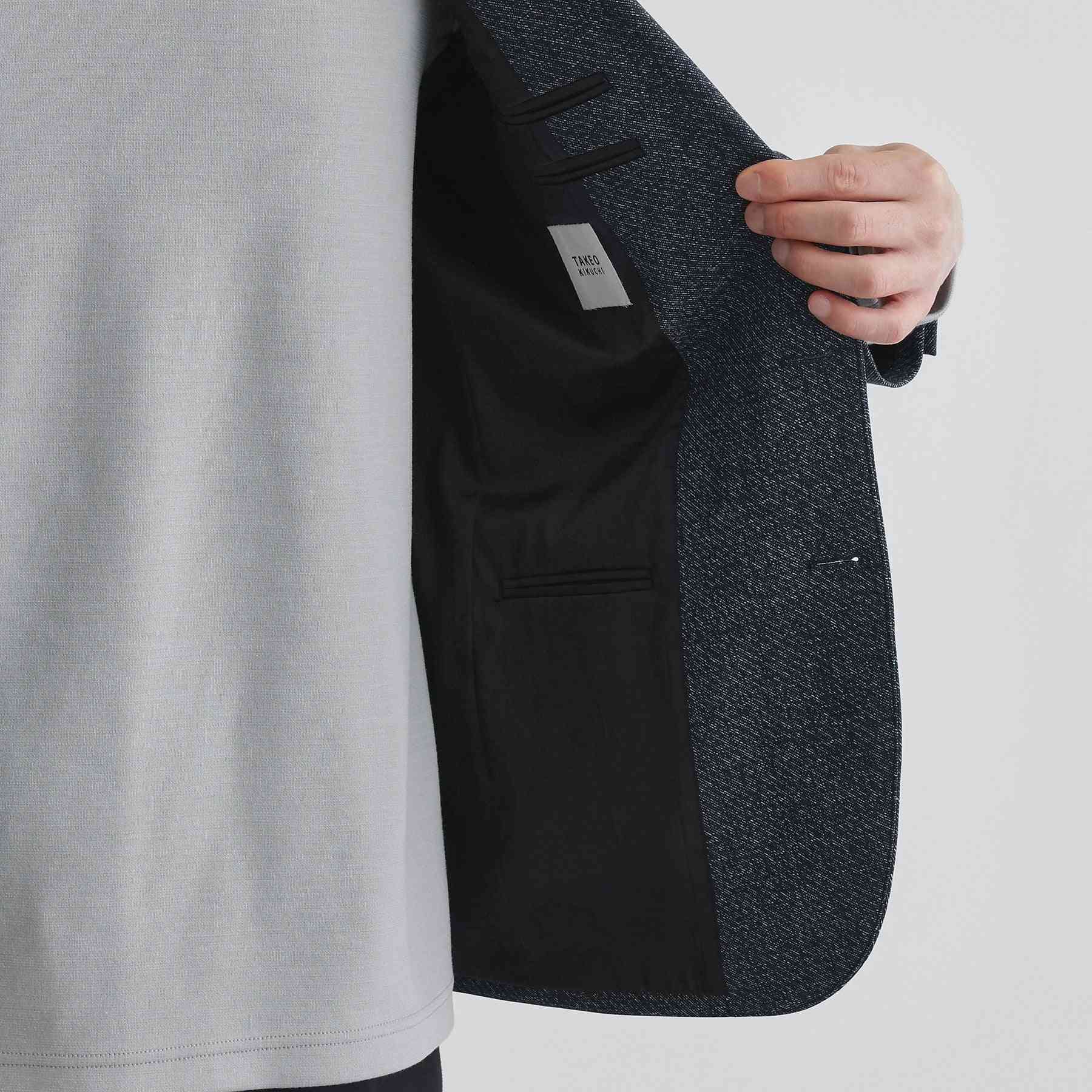 タケオキクチ TAKEO KIKUCHI ユーロジャージ ジャケット (ネイビー(094)) ネイビー(094)