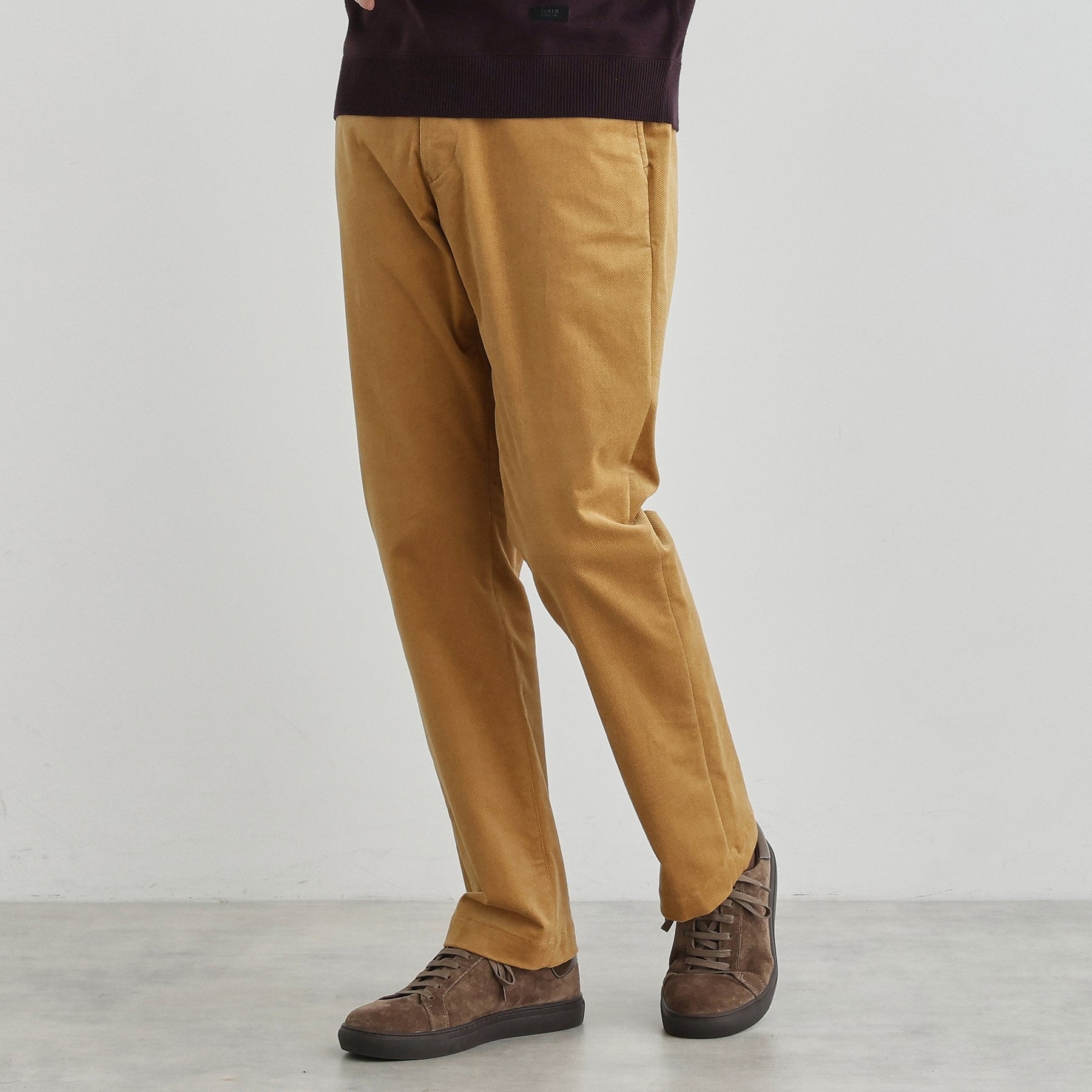 タケオキクチ TAKEO KIKUCHI サイドゴアストレッチコーデュロイパンツ (モカブラウン(042)) モカブラウン(042)