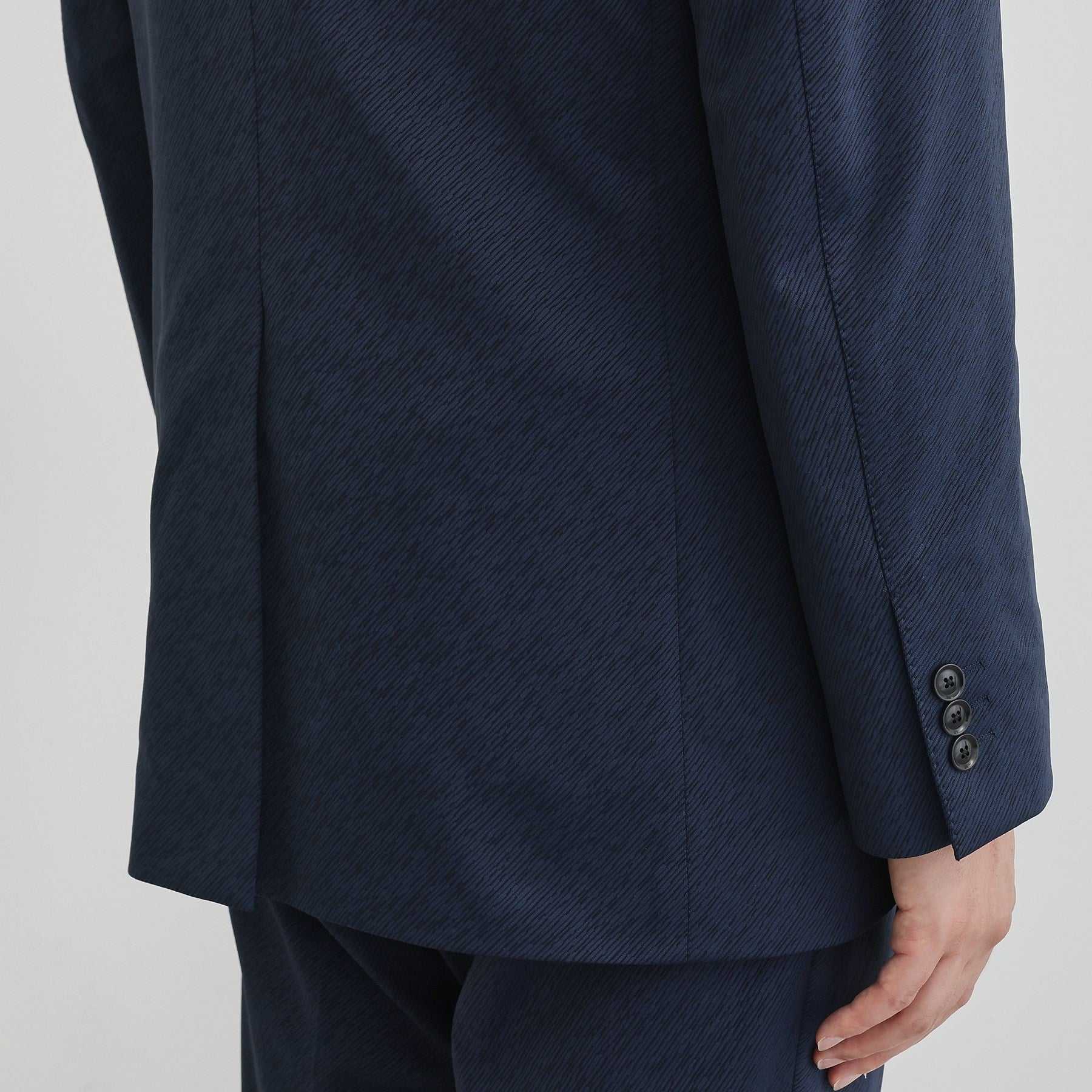 タケオキクチ TAKEO KIKUCHI 楊柳カルゼ ジャケット (ブラック(019)) ブラック(019)