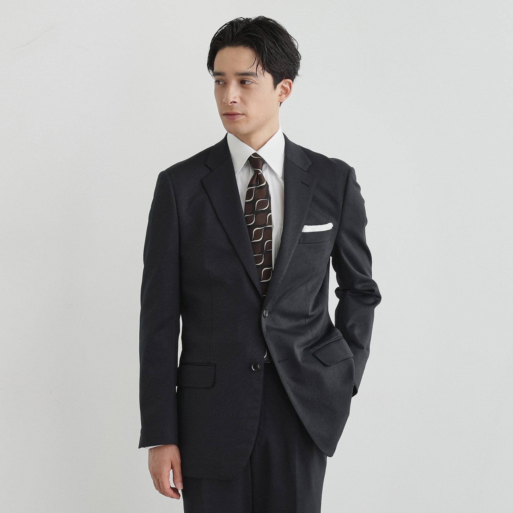 タケオキクチ TAKEO KIKUCHI 楊柳カルゼ ジャケット (ブラック(019)) ブラック(019)