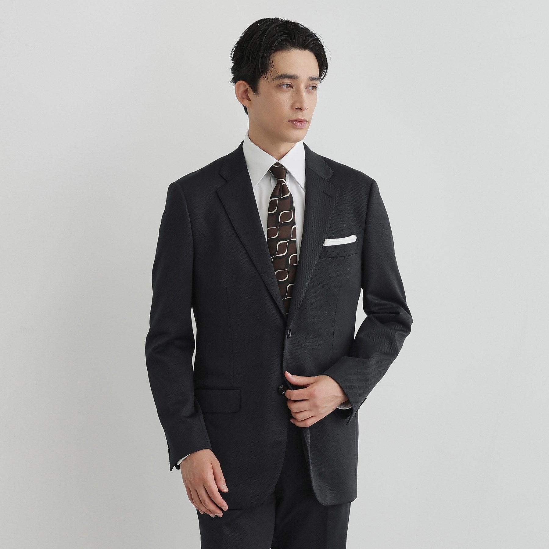 タケオキクチ TAKEO KIKUCHI 楊柳カルゼ ジャケット (ブラック(019)) ブラック(019)