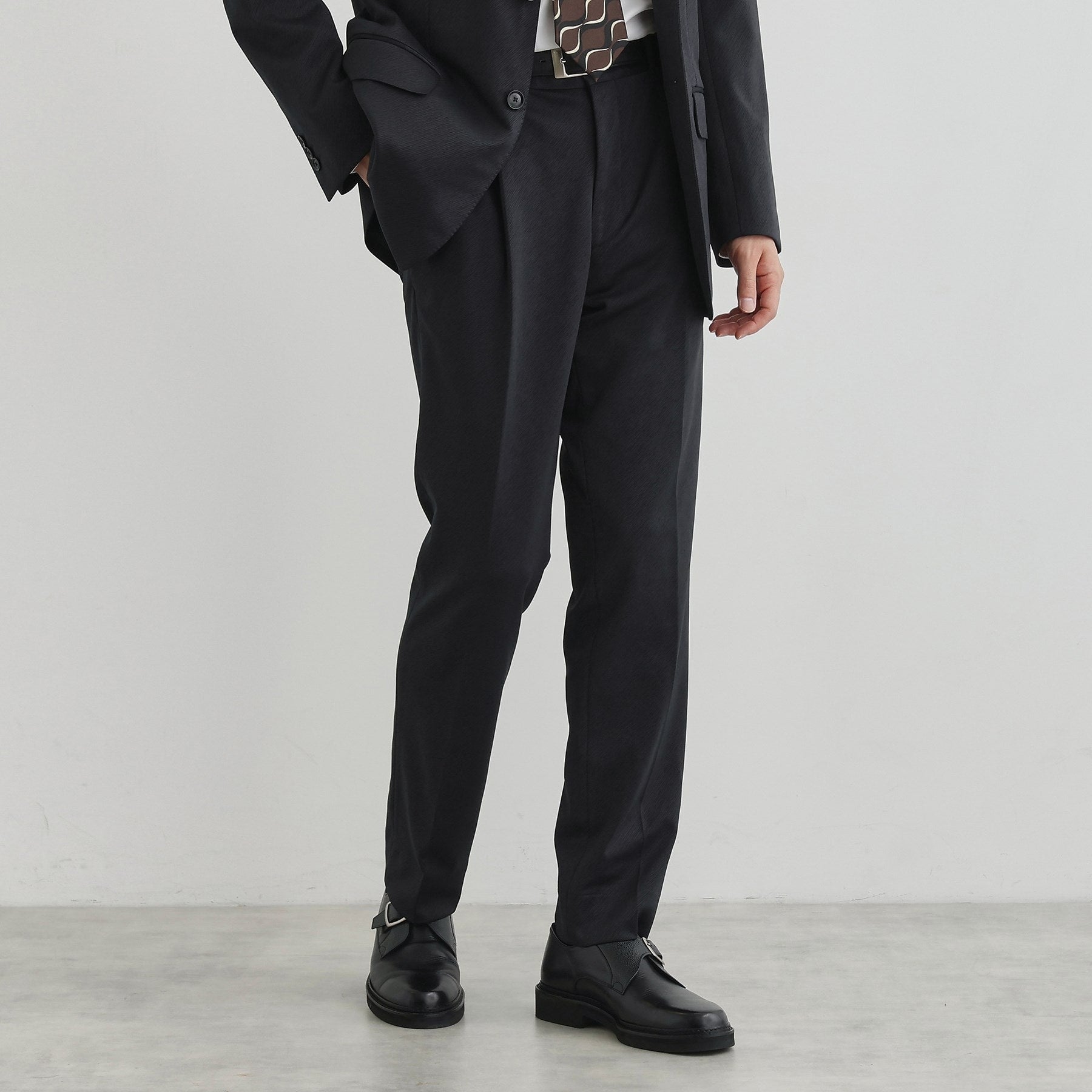 タケオキクチ TAKEO KIKUCHI 楊柳カルゼ パンツ (ネイビー(094)) ネイビー(094)