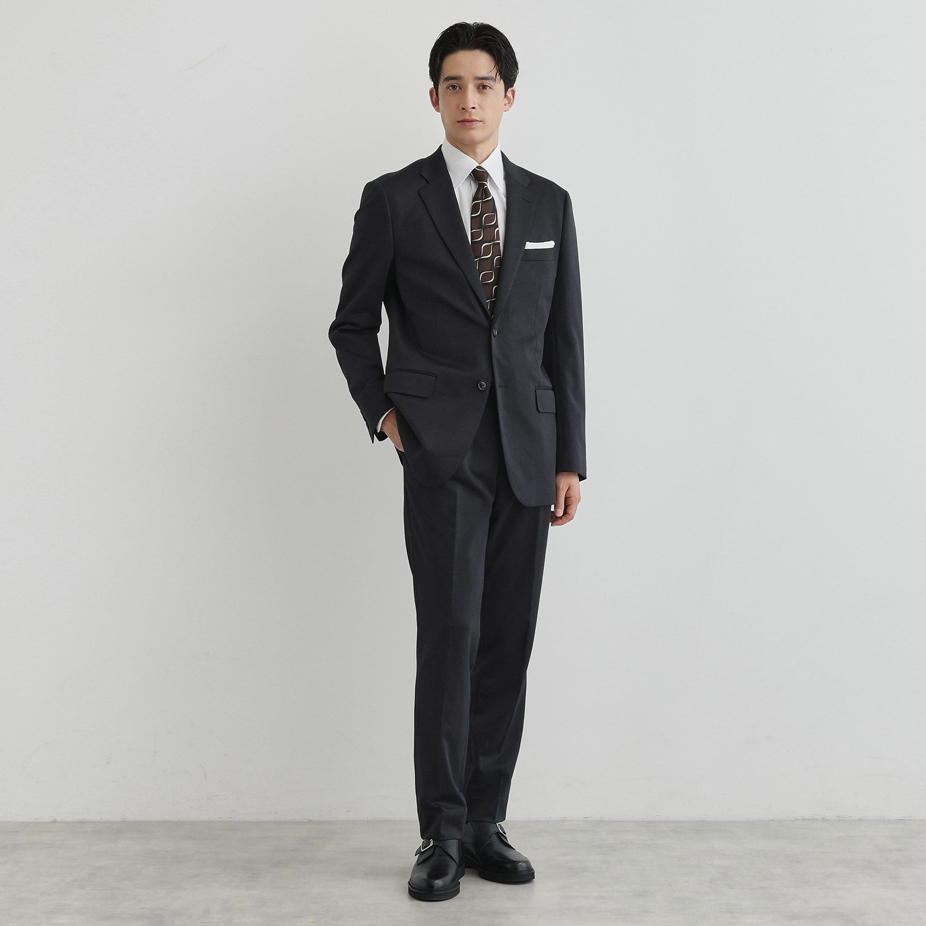 タケオキクチ TAKEO KIKUCHI 楊柳カルゼ パンツ (ネイビー(094)) ネイビー(094)