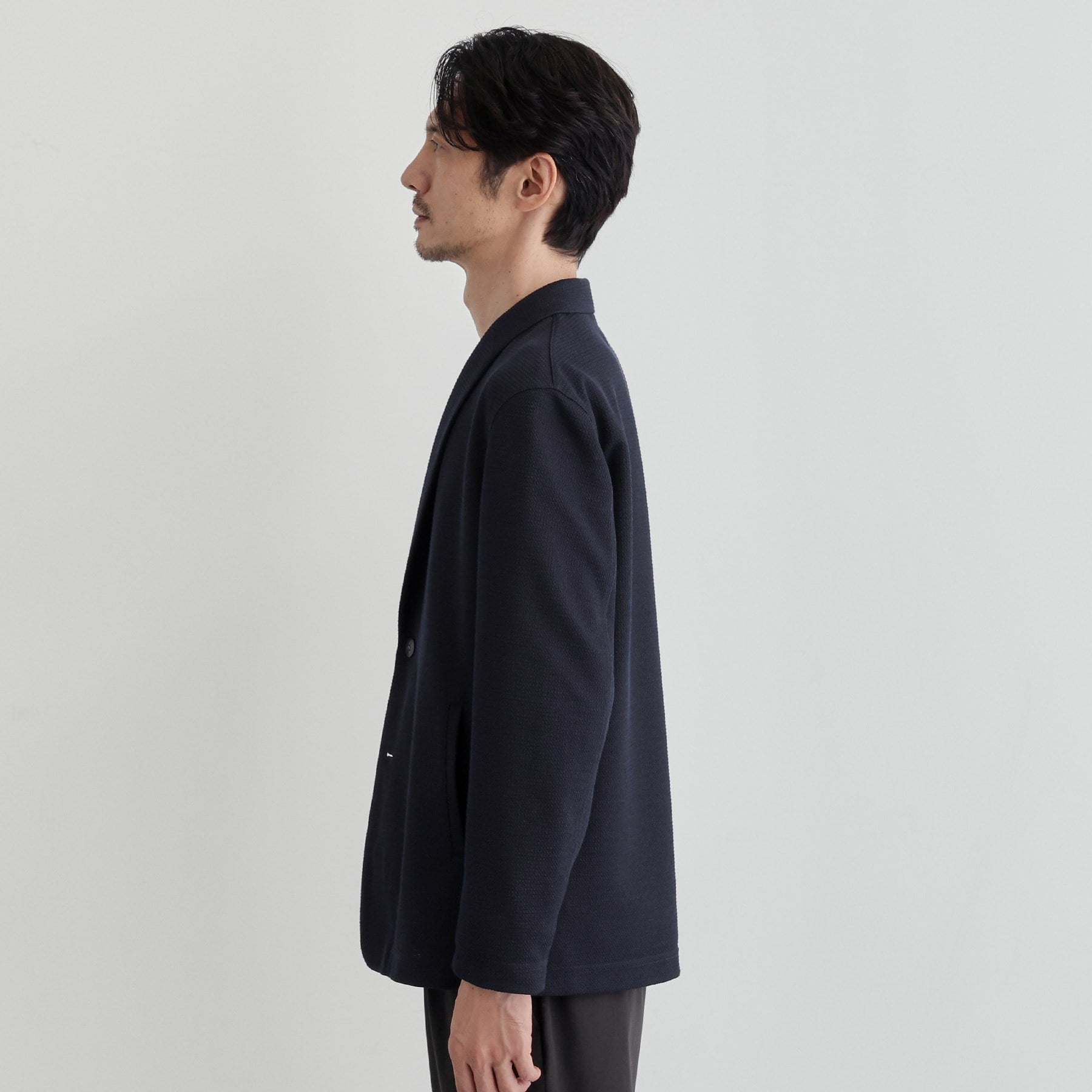 タケオキクチ TAKEO KIKUCHI 【Sサイズ~】【尾州織】ショールカラー カーディガン (ライトグレー(011)) ライトグレー(011)