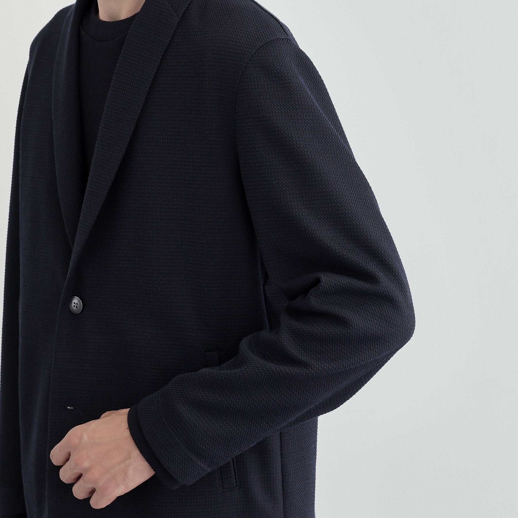 タケオキクチ TAKEO KIKUCHI 【Sサイズ~】【尾州織】ショールカラー カーディガン (ライトグレー(011)) ライトグレー(011)