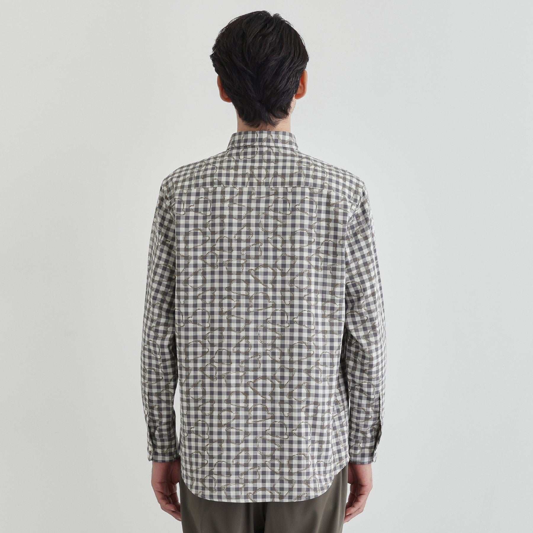 タケオキクチ TAKEO KIKUCHI チェックボーラーガーゼシャツ (ベージュ(252)) ベージュ(252)