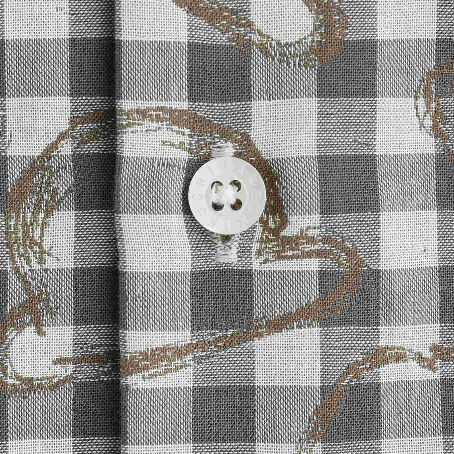 タケオキクチ TAKEO KIKUCHI チェックボーラーガーゼシャツ (ベージュ(252)) ベージュ(252)