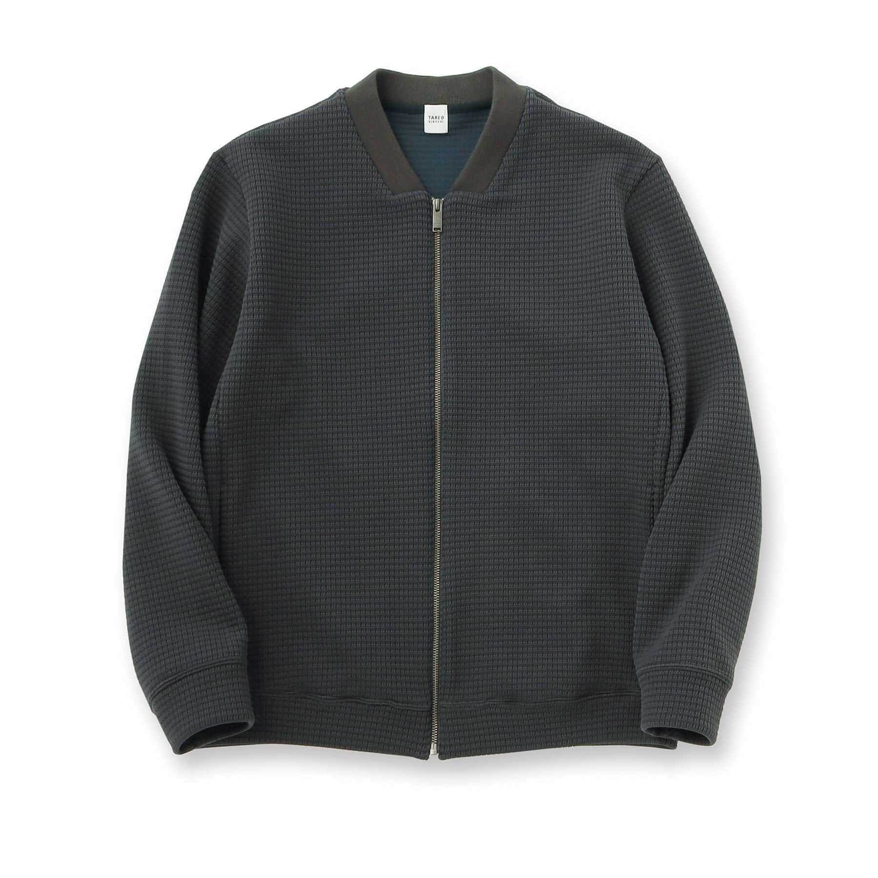 タケオキクチ TAKEO KIKUCHI ニットライクジャージ ブルゾン (グレー(012)) グレー(012)