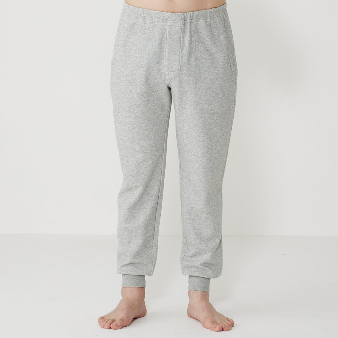 タケオキクチ TAKEO KIKUCHI 長袖クルーネックパジャマ (モクグレー) モクグレー