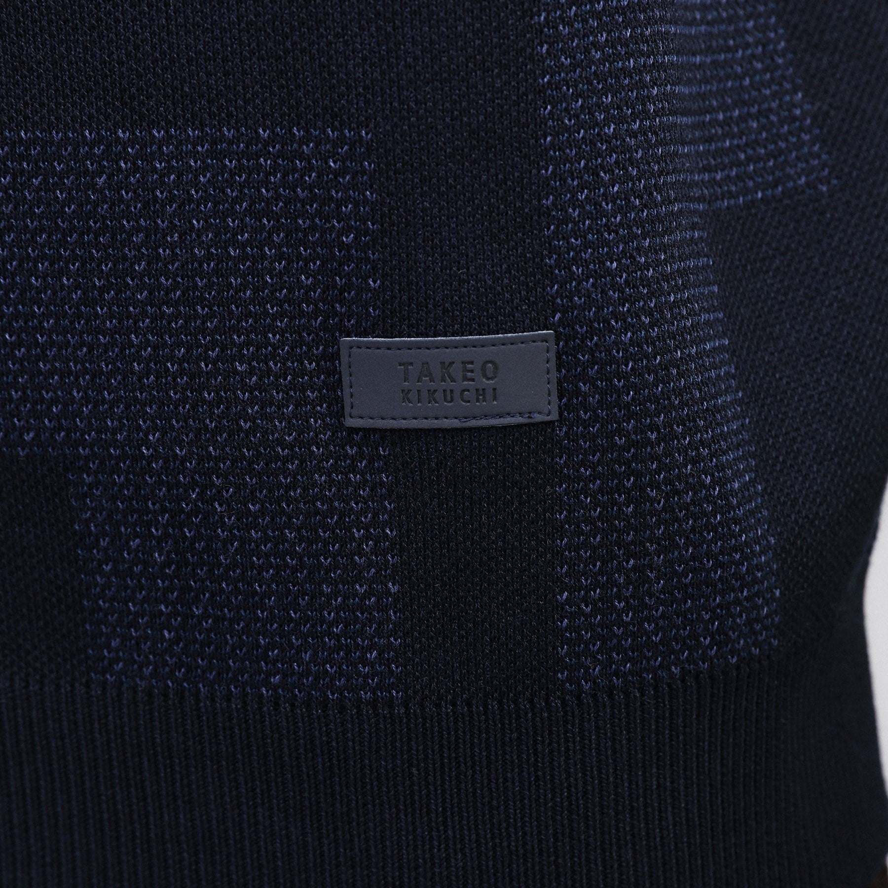 タケオキクチ TAKEO KIKUCHI ダブル ジャカード ニット (モカブラウン(242)) モカブラウン(242)