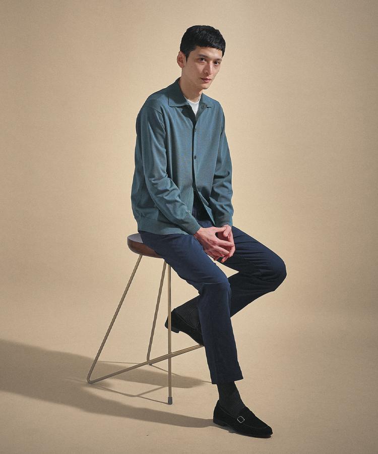 タケオキクチ TAKEO KIKUCHI ポロカーディガン (ネイビー(094)) ネイビー(094)