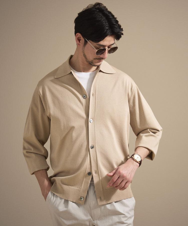 タケオキクチ TAKEO KIKUCHI ポロカーディガン (ネイビー(094)) ネイビー(094)