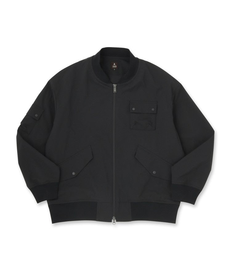 タケオキクチ TAKEO KIKUCHI ◆【BOWLER HAT LABEL】撥水 MAー1ブルゾン (ブラック(019)) ブラック(019)