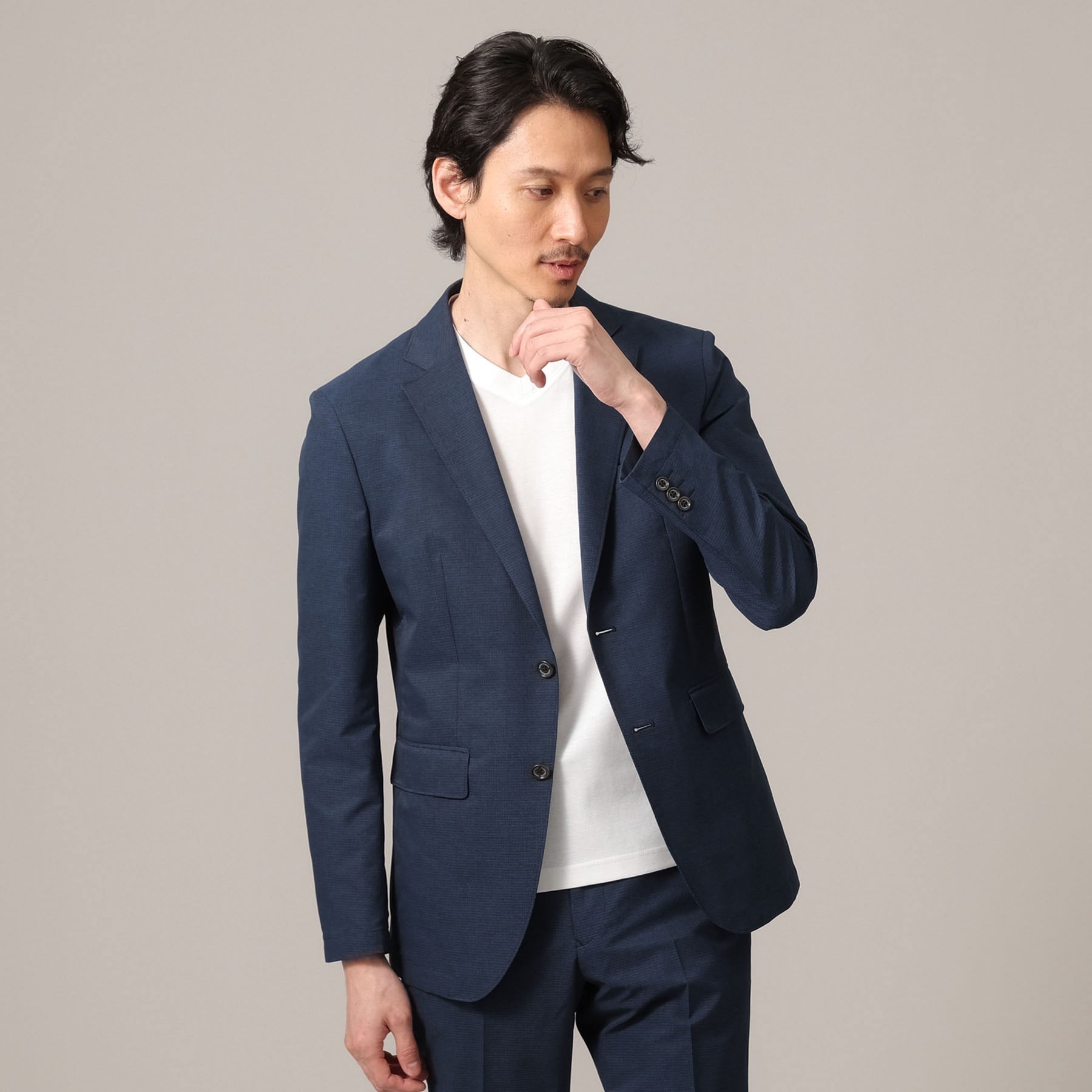 TAKEO KIKUCHI TAKEO KIKUCHI 【抗菌防臭】COOL DOTS多比印花外套