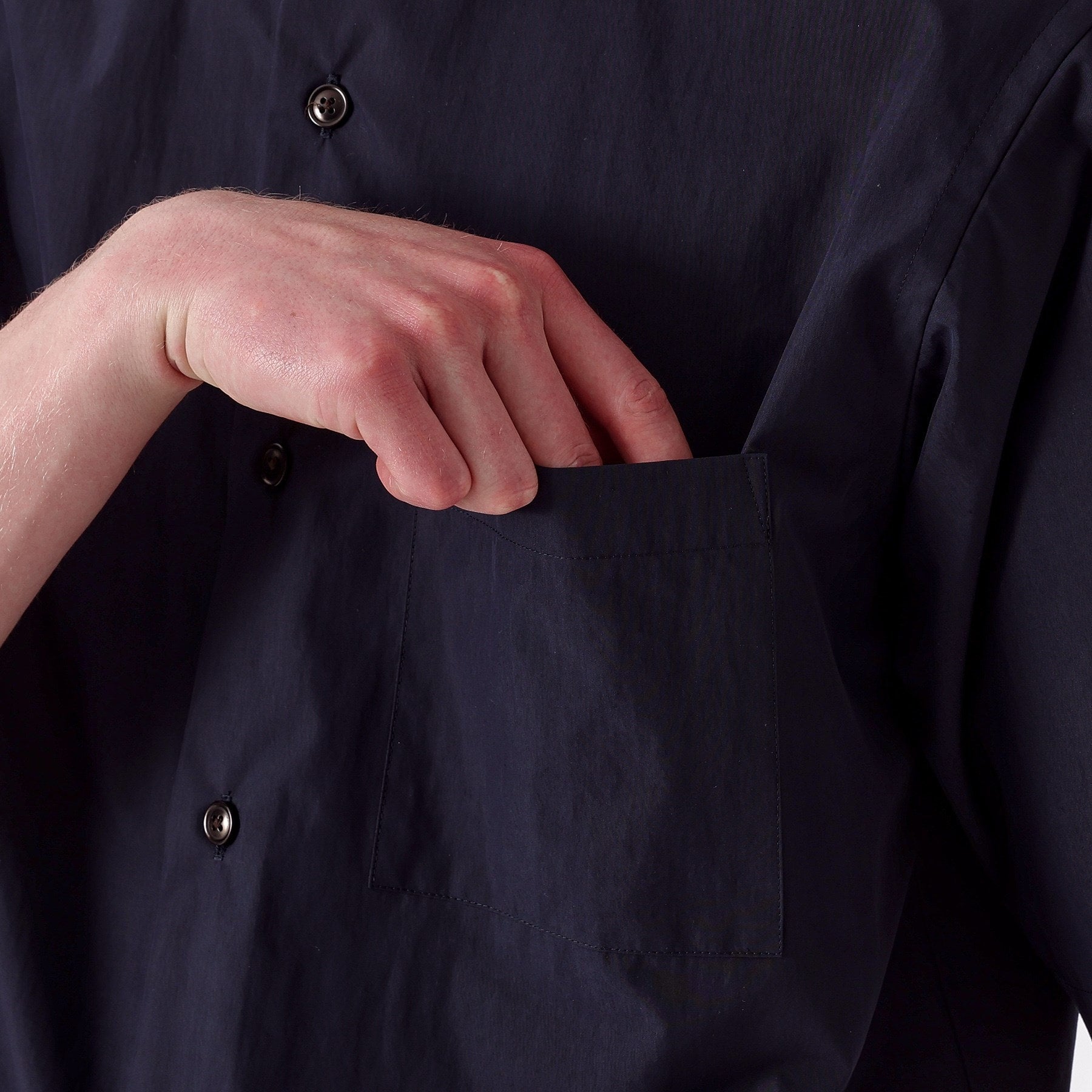 タケオキクチ TAKEO KIKUCHI 【THE FLAGSHIP】ウェザークロス シャツ (ライトベージュ(051)) ライトベージュ(051)