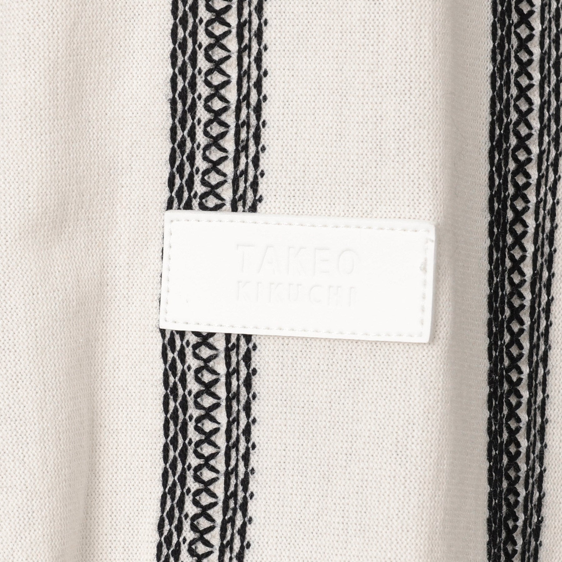 タケオキクチ TAKEO KIKUCHI カラミ ストライプ ジャージー シャツ (アイボリー(304)) アイボリー(304)