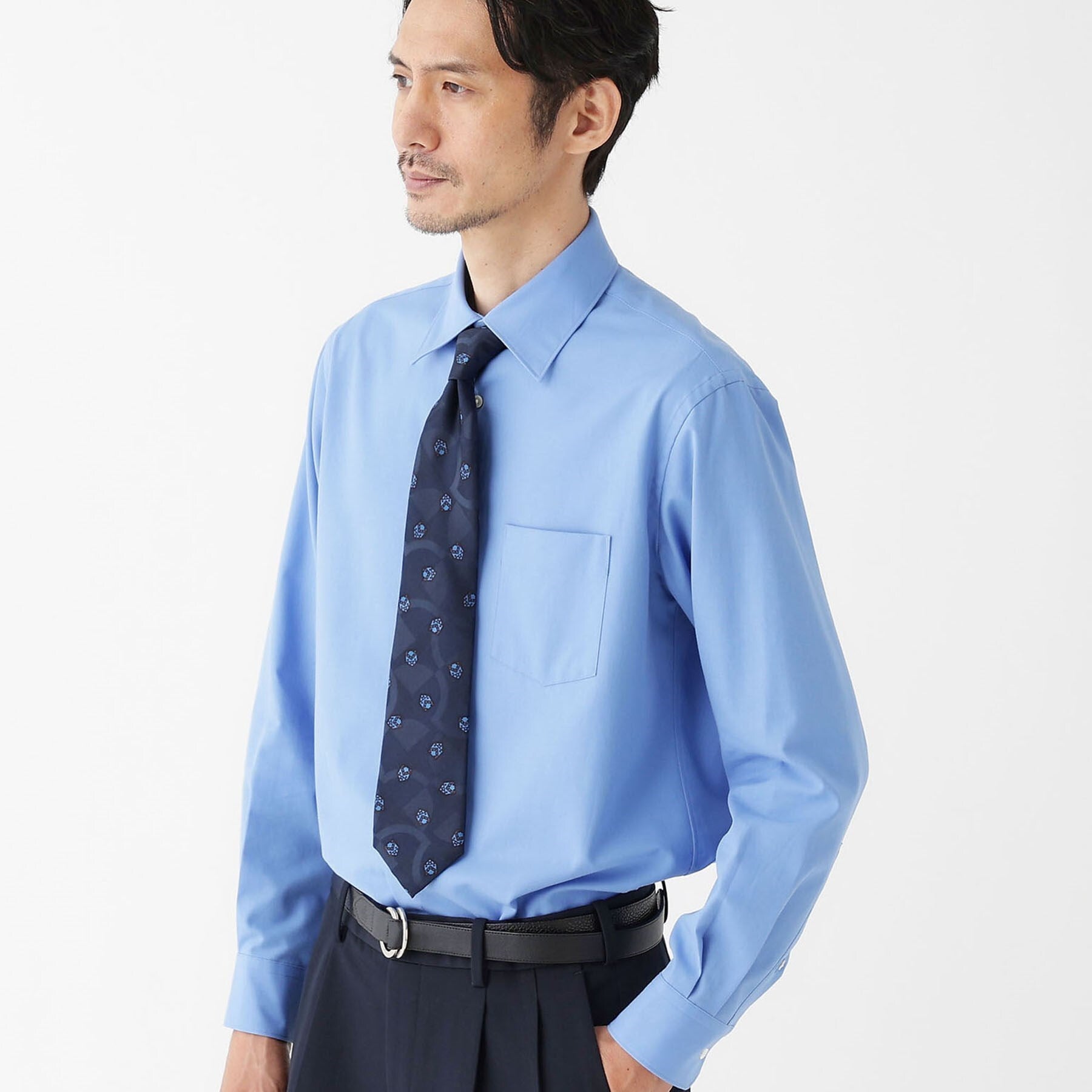 タケオキクチ TAKEO KIKUCHI 【FLAG SHIP】スーピマ ツイル シャツ (ホワイト(001)) ホワイト(001)