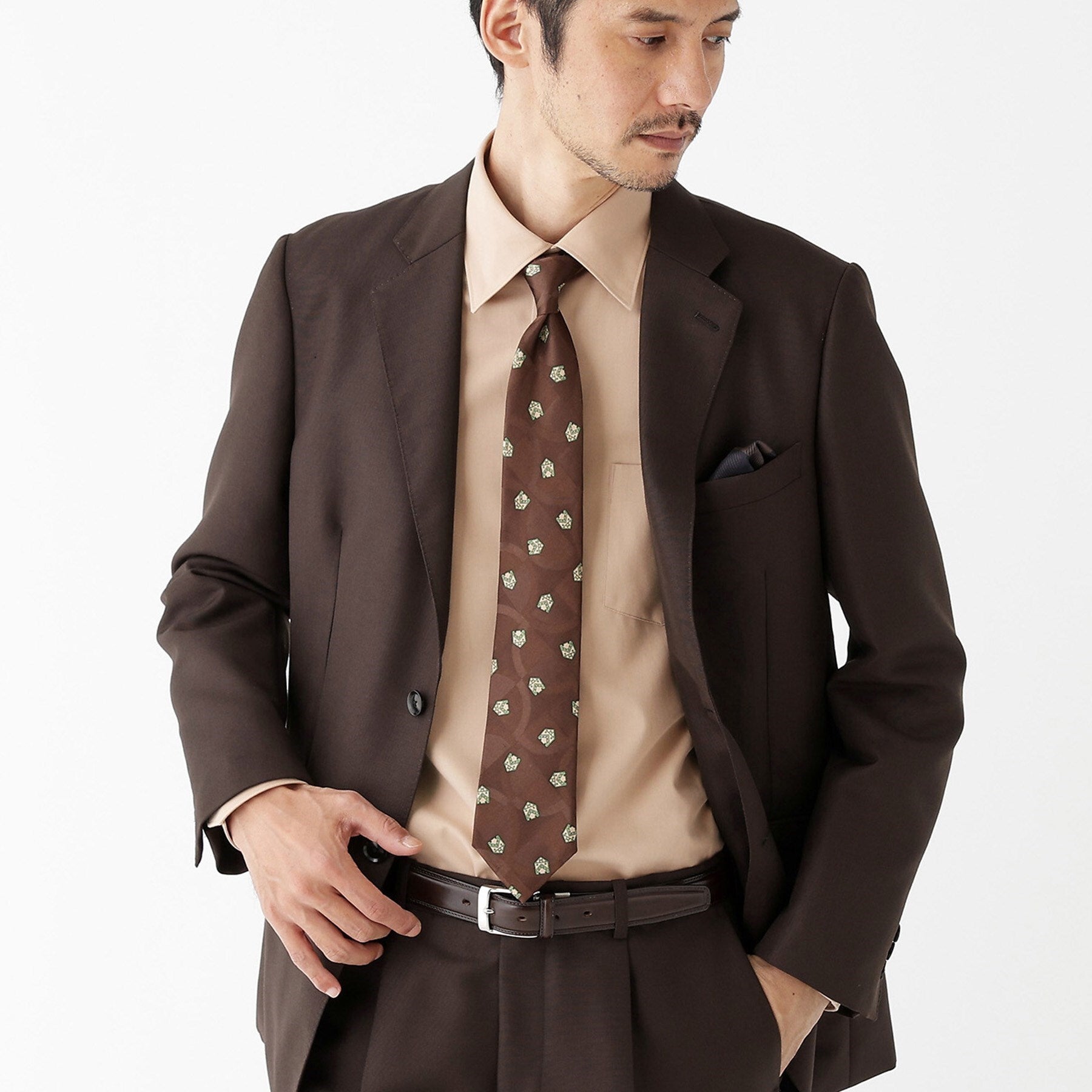 タケオキクチ TAKEO KIKUCHI 【FLAG SHIP】スーピマ ツイル シャツ (ホワイト(001)) ホワイト(001)