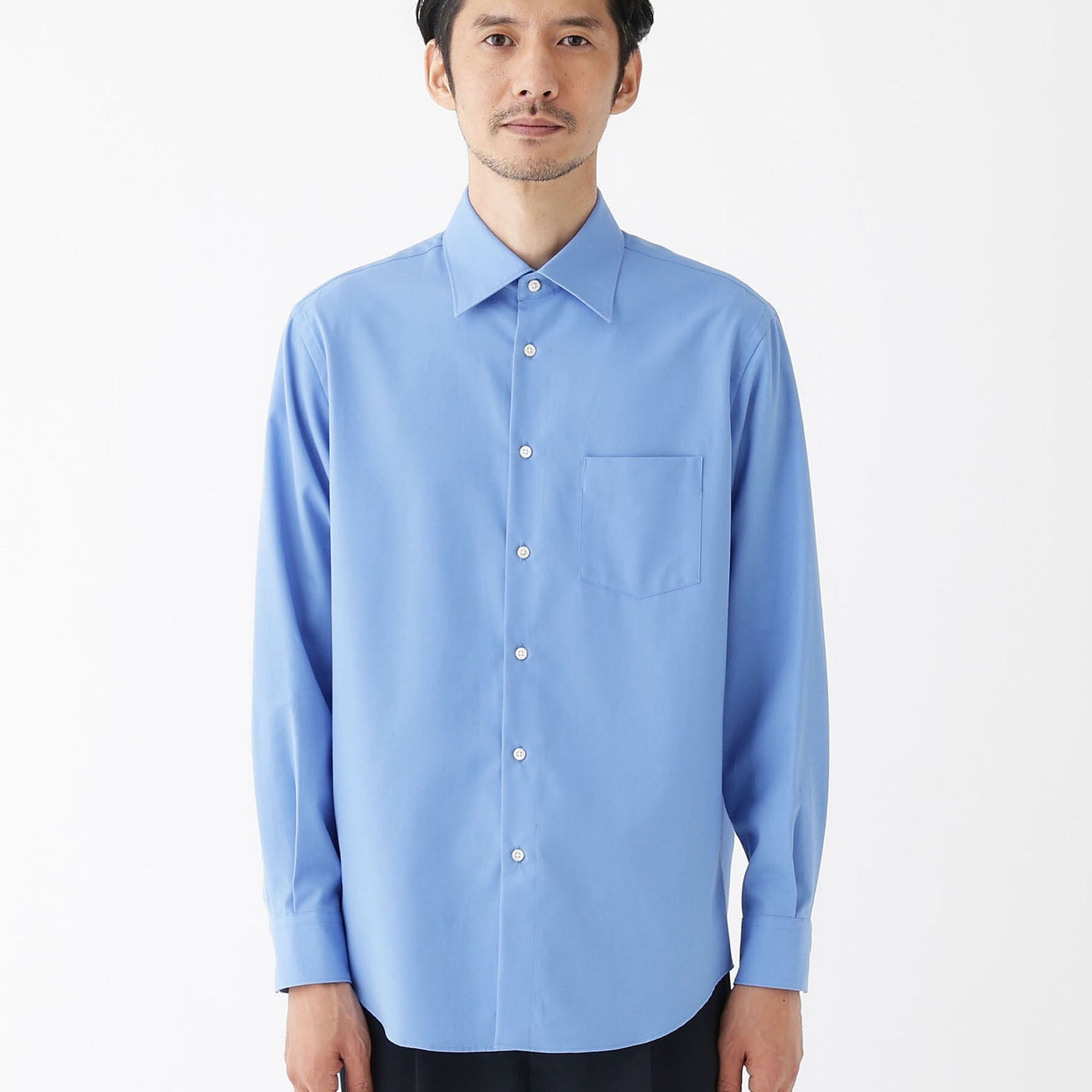 タケオキクチ TAKEO KIKUCHI 【FLAG SHIP】スーピマ ツイル シャツ (ホワイト(001)) ホワイト(001)