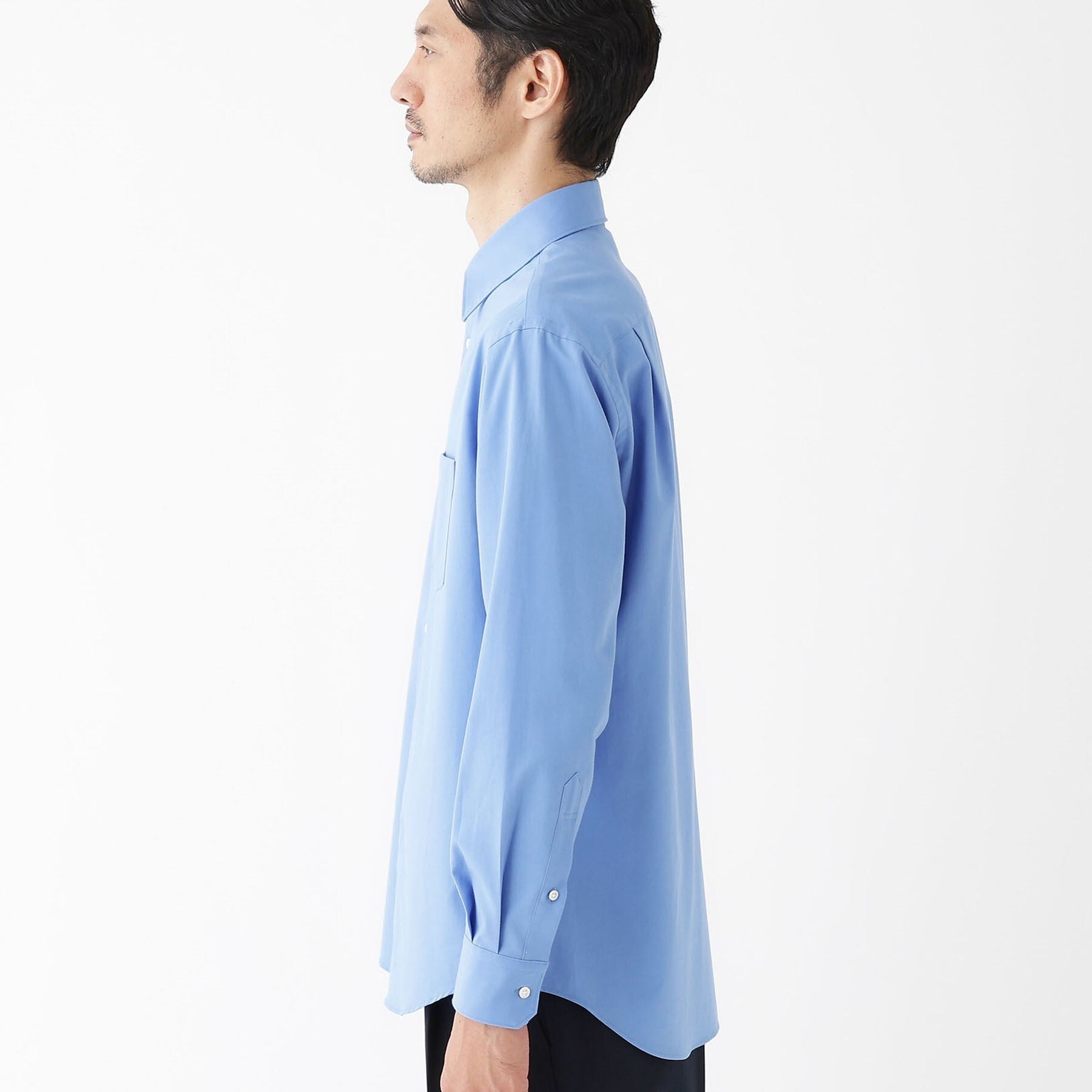 タケオキクチ TAKEO KIKUCHI 【FLAG SHIP】スーピマ ツイル シャツ (ホワイト(001)) ホワイト(001)