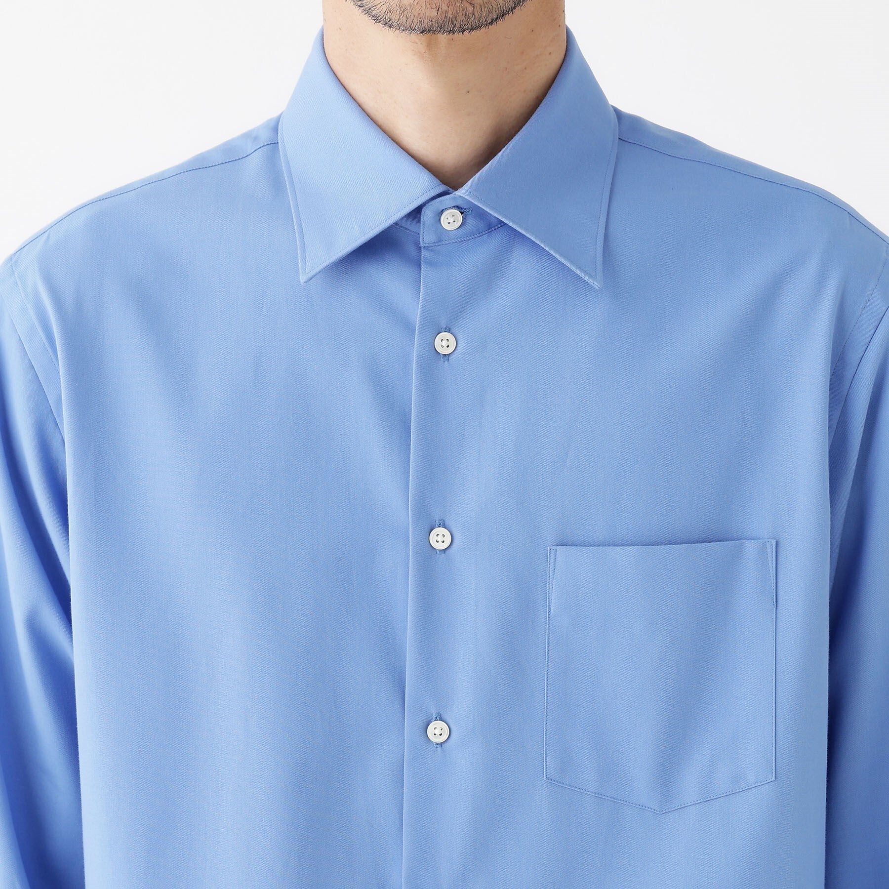 タケオキクチ TAKEO KIKUCHI 【FLAG SHIP】スーピマ ツイル シャツ (ホワイト(001)) ホワイト(001)