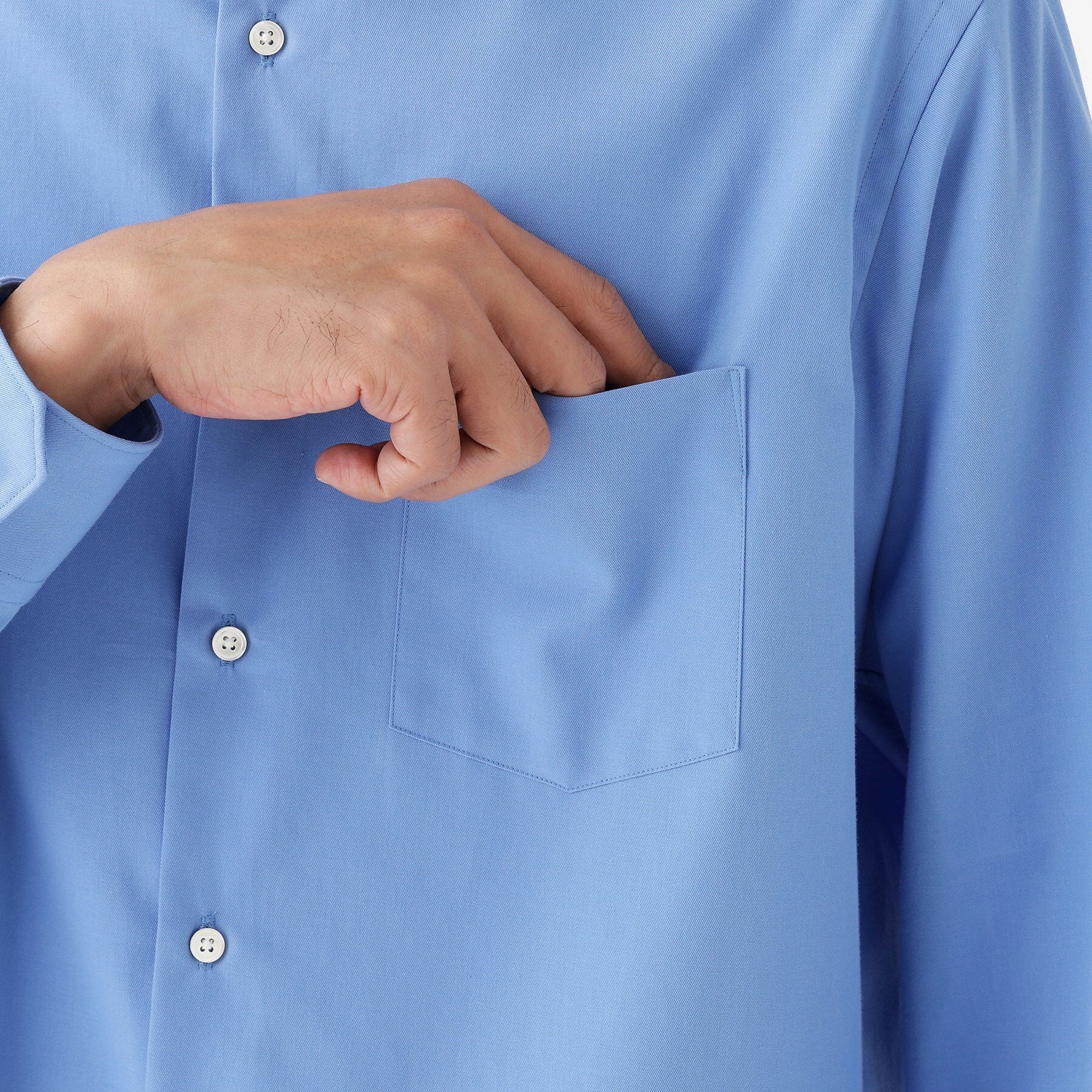 タケオキクチ TAKEO KIKUCHI 【FLAG SHIP】スーピマ ツイル シャツ (ホワイト(001)) ホワイト(001)