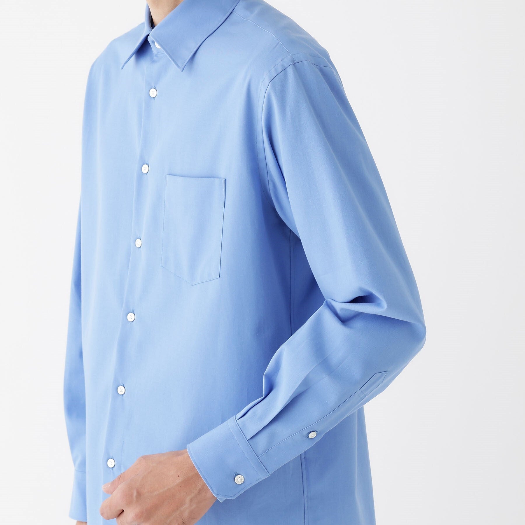 タケオキクチ TAKEO KIKUCHI 【FLAG SHIP】スーピマ ツイル シャツ (ホワイト(001)) ホワイト(001)