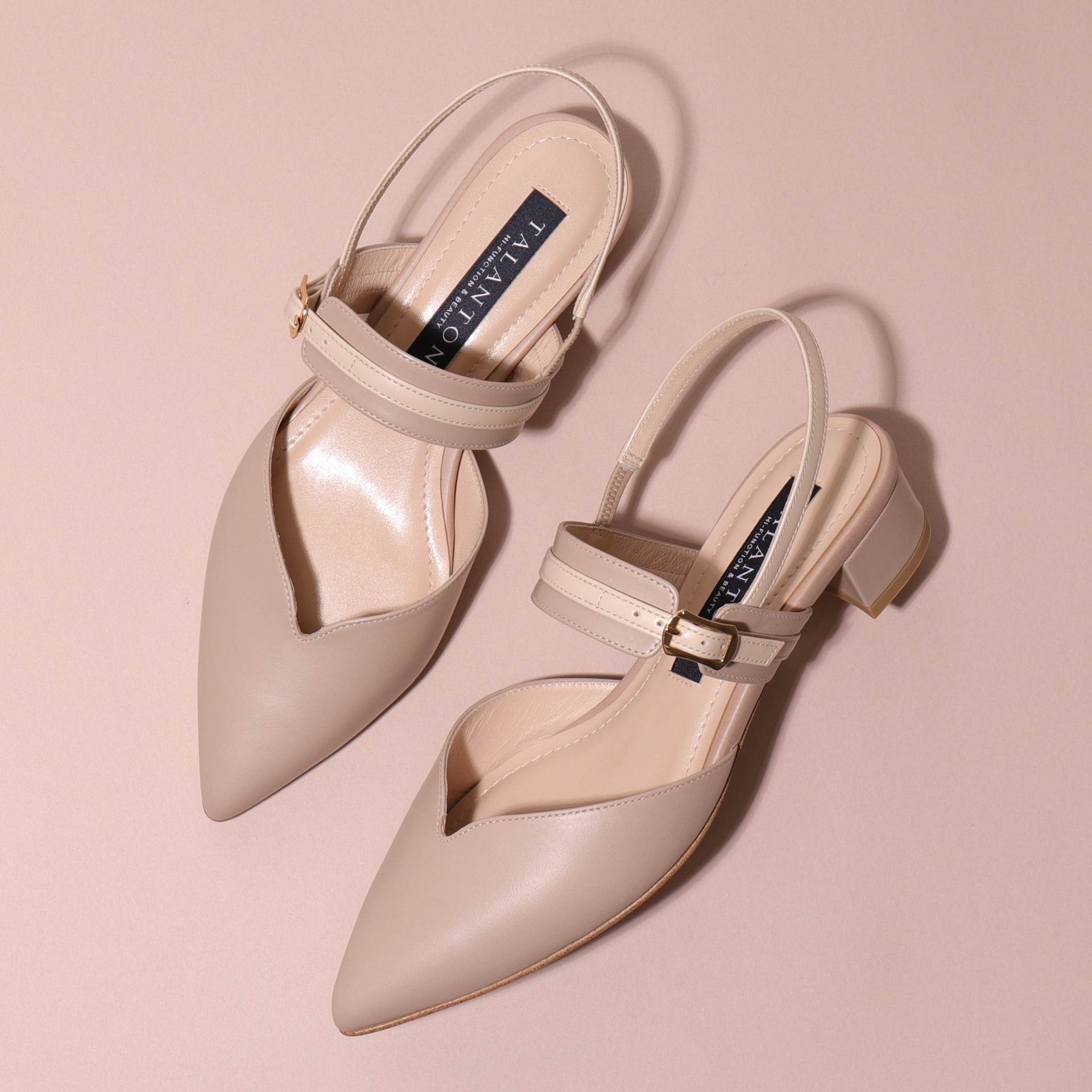 TALANTON by DIANA 本革バックル付バックベルトパンプス◆ダイアナ タラントン バイ ダイアナ TALANTON by DIANA バックベルトパンプス