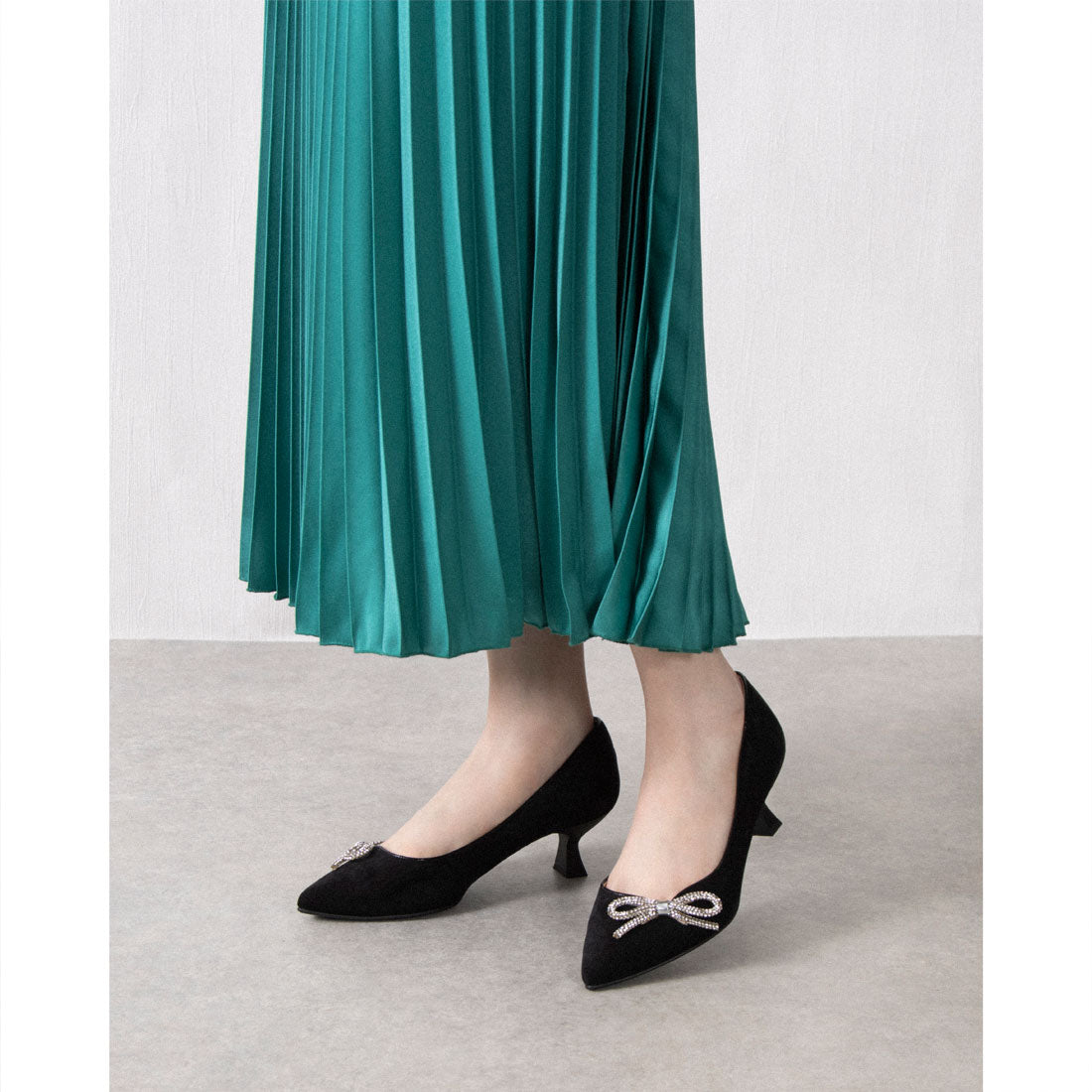 タラントン バイ ダイアナ TALANTON by DIANA リボンパンプス