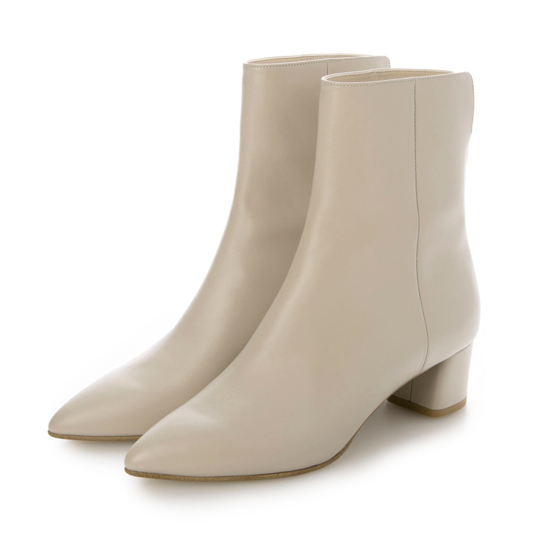 タラントン バイ ダイアナ TALANTON by DIANA バックファスナーショートブーツ (アイボリーカーフ) アイボリーカーフ