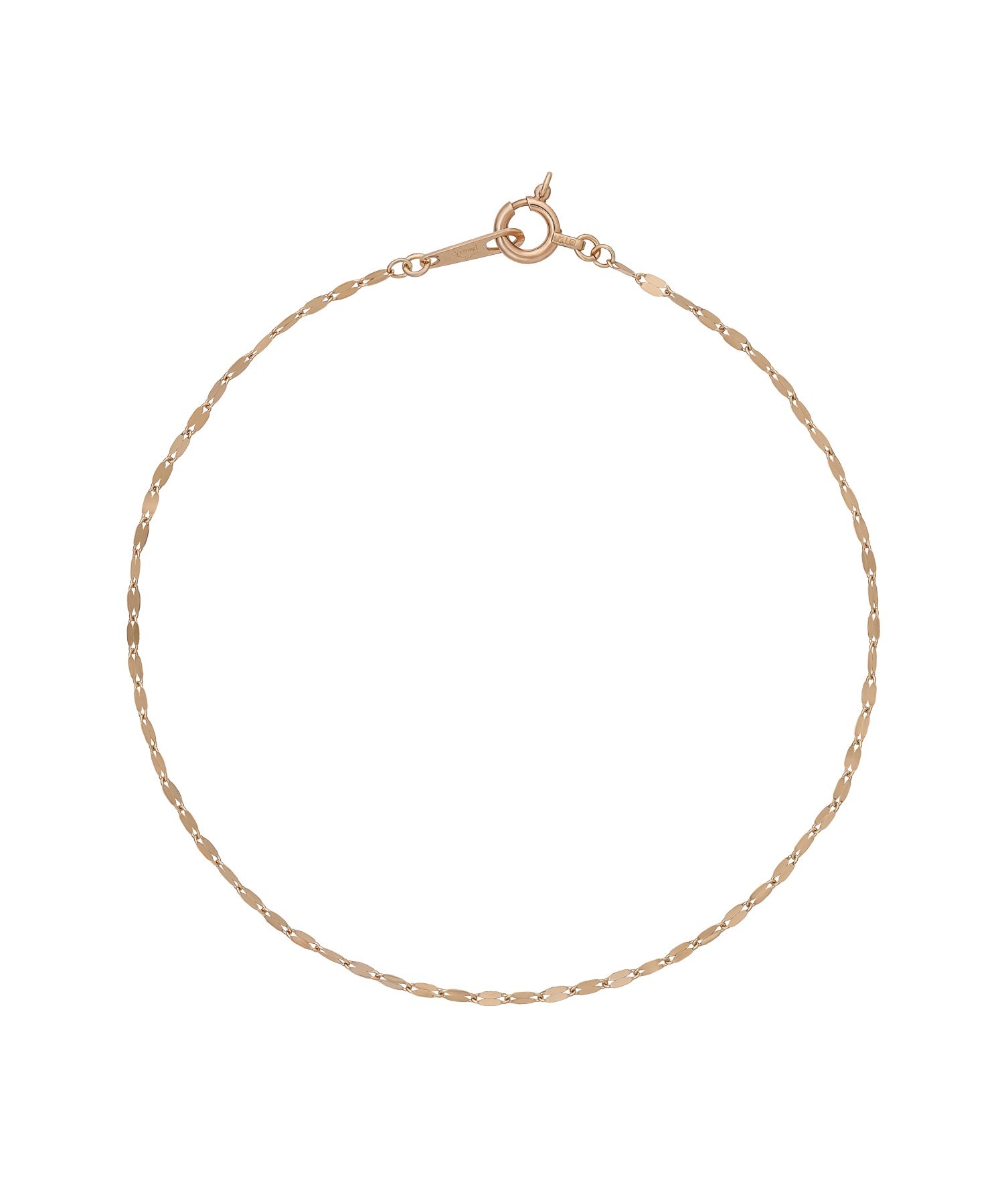 テイクアップ TAKE-UP K10 ヒラキラペタルチェーン ブレスレット ( PG) (ピンクゴールド) ピンクゴールド