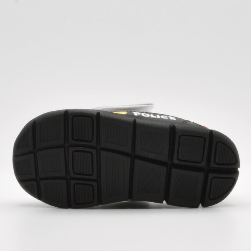 タカラトミー TAKARA TOMY スニーカー キッズ タカラトミー パトカー 消防車 トミカ 軽量 (ホワイト) ホワイト